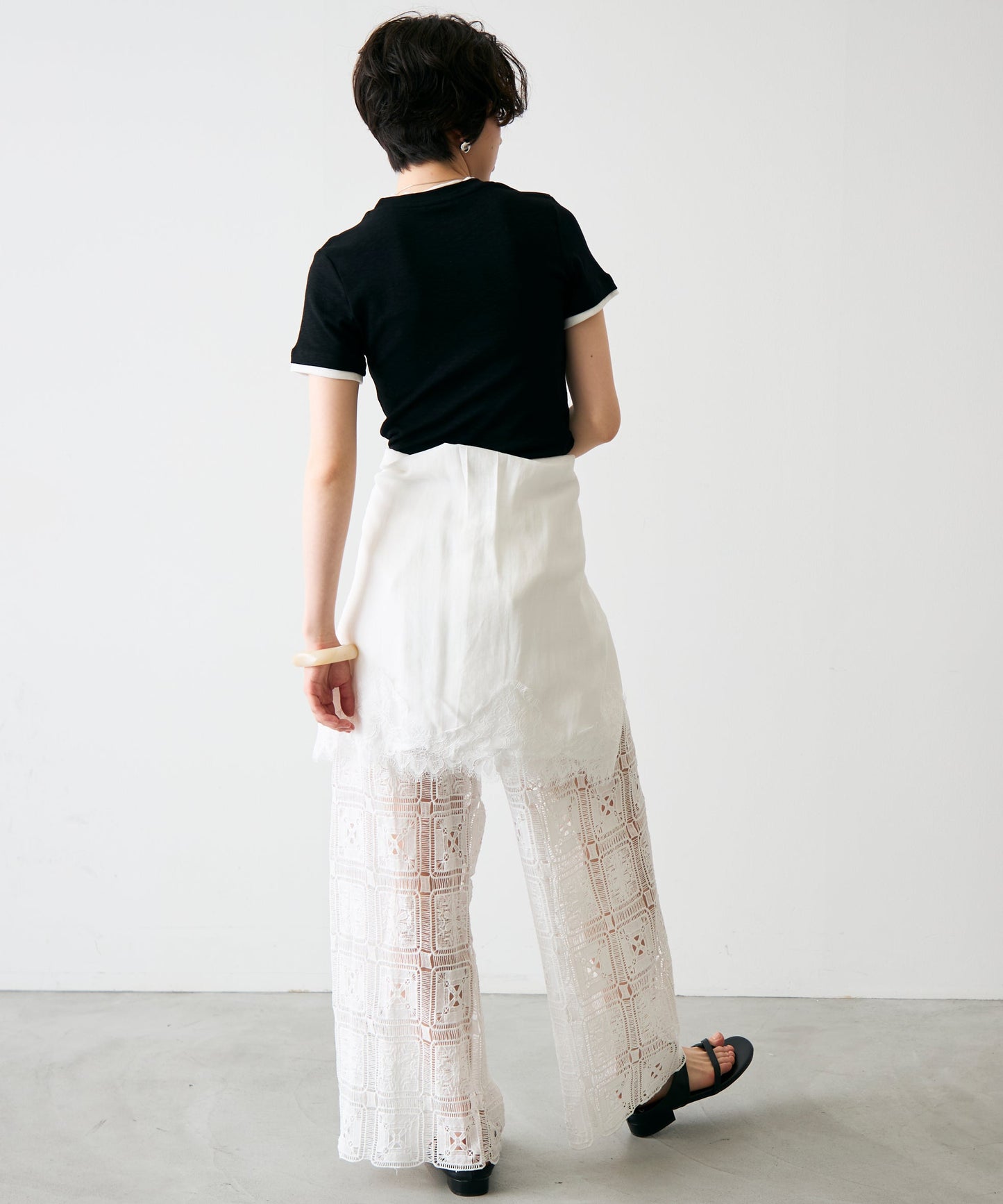 レイヤードライク半袖Tシャツ