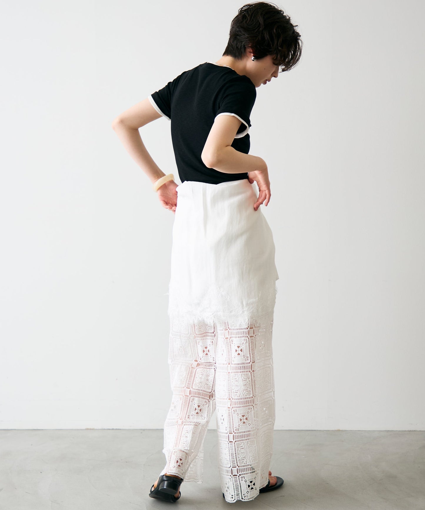 レイヤードライク半袖Tシャツ