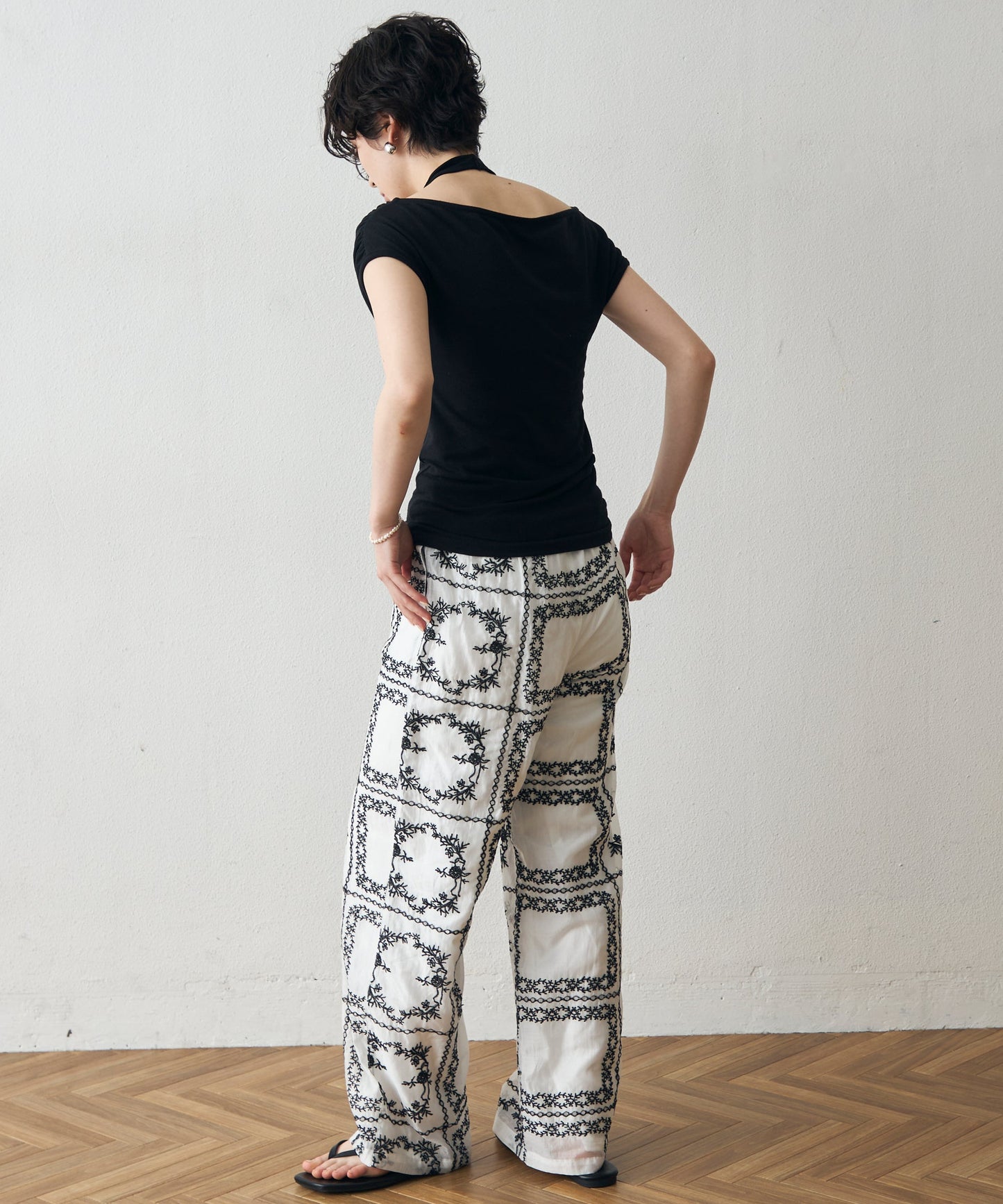 ドレープカシュクールカットソー