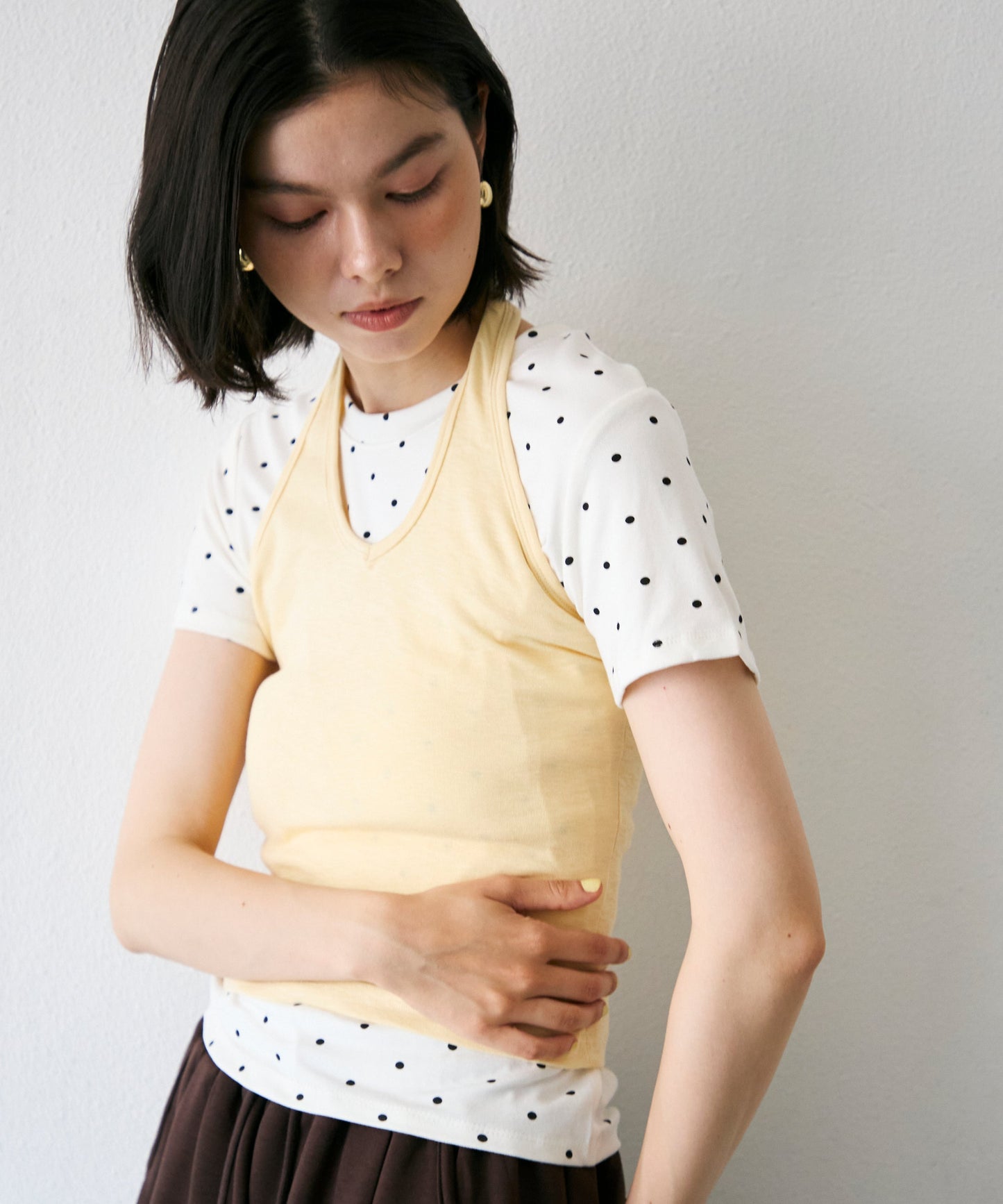 ドットラウンドTシャツ