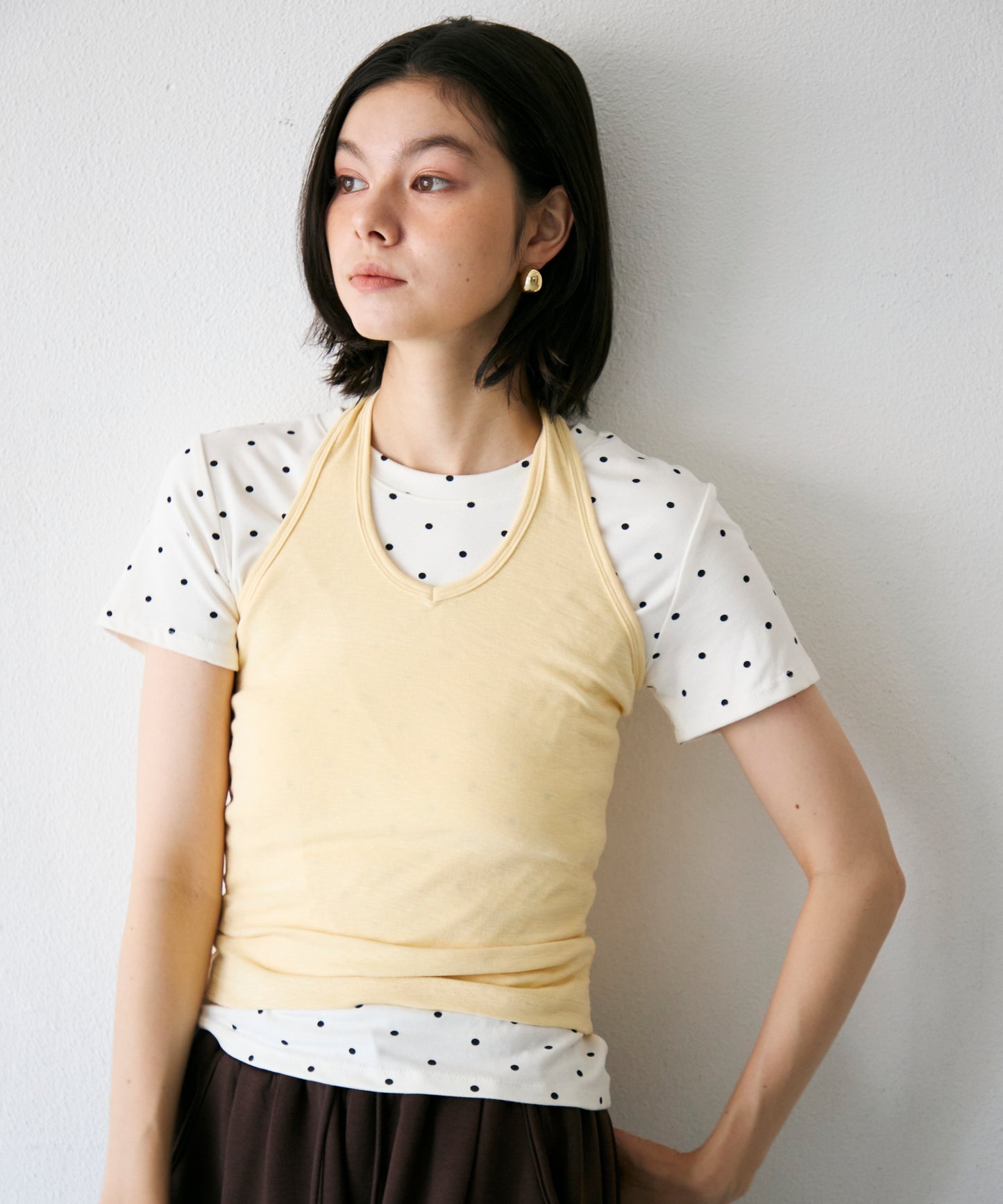 ドットラウンドTシャツ