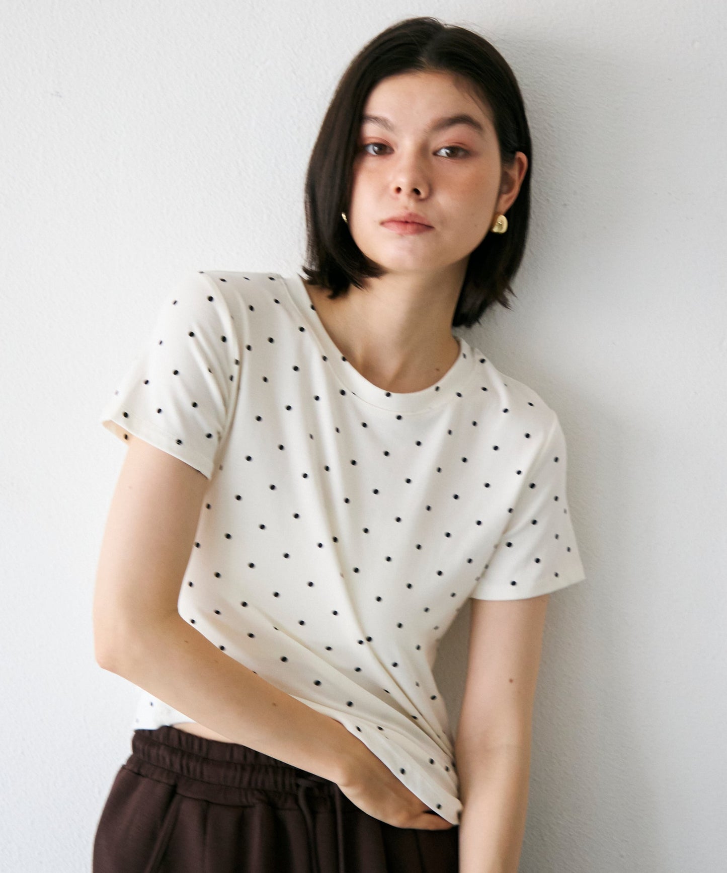 ドットラウンドTシャツ