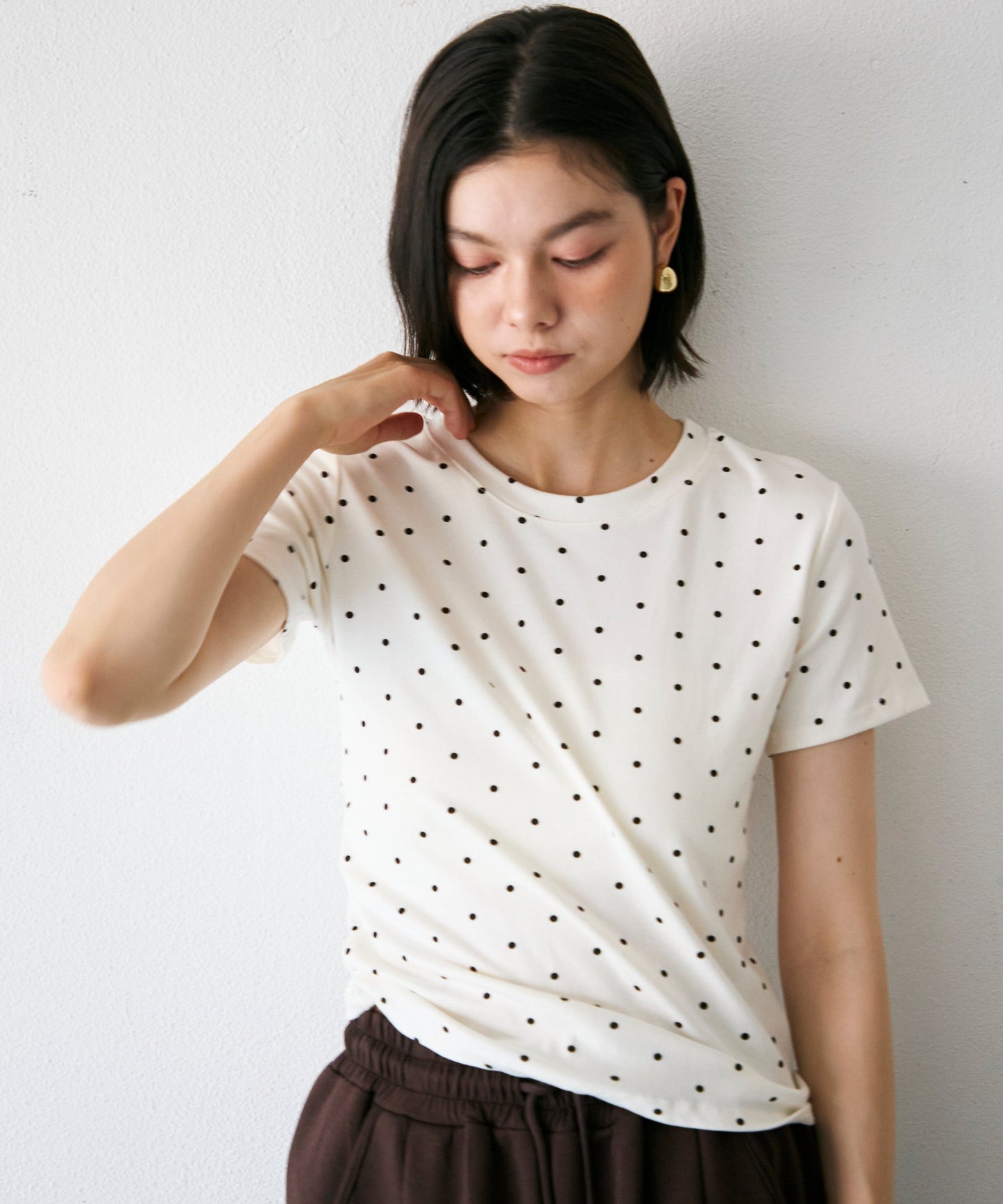 ドットラウンドTシャツ