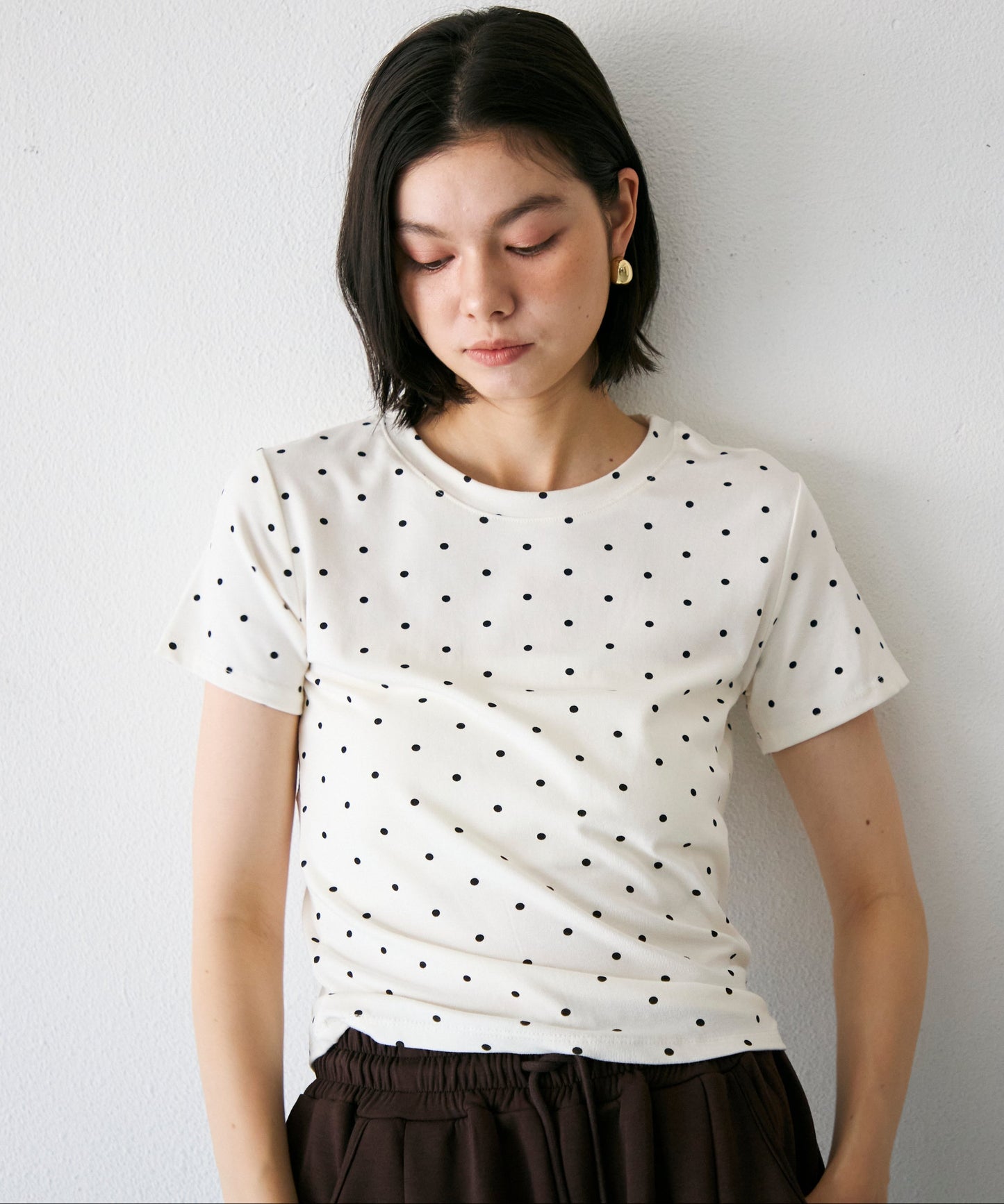 ドットラウンドTシャツ