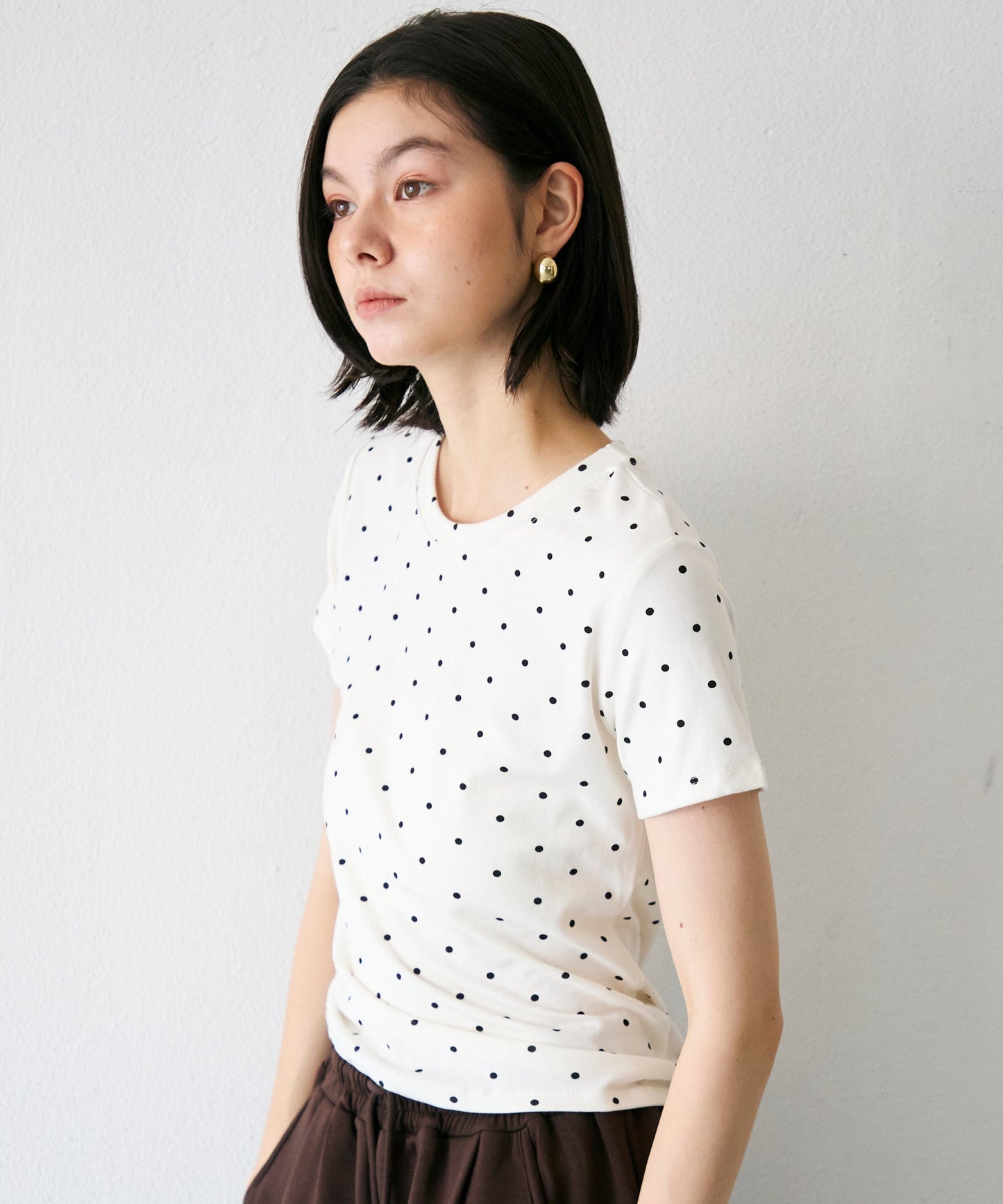 ドットラウンドTシャツ