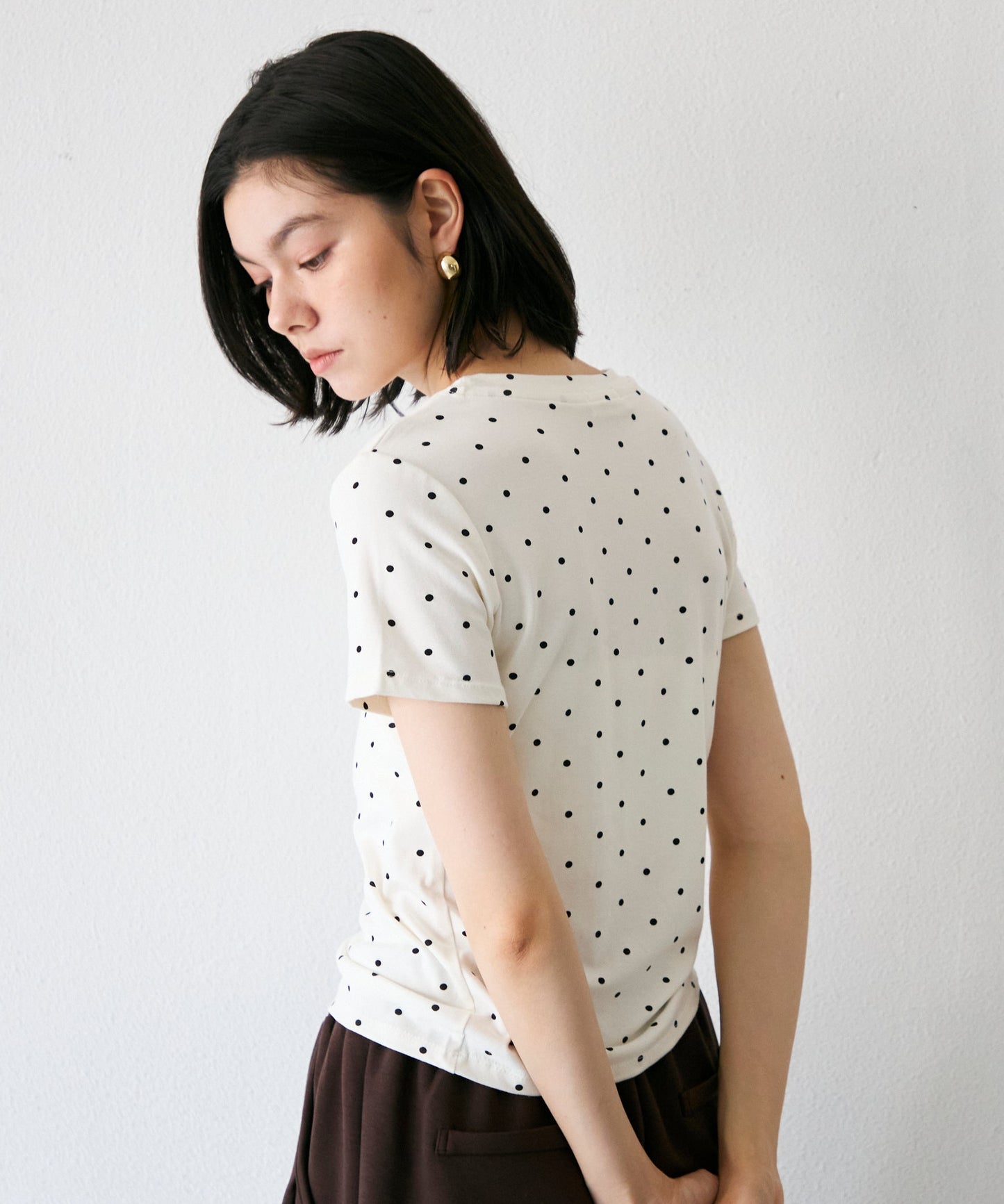 ドットラウンドTシャツ