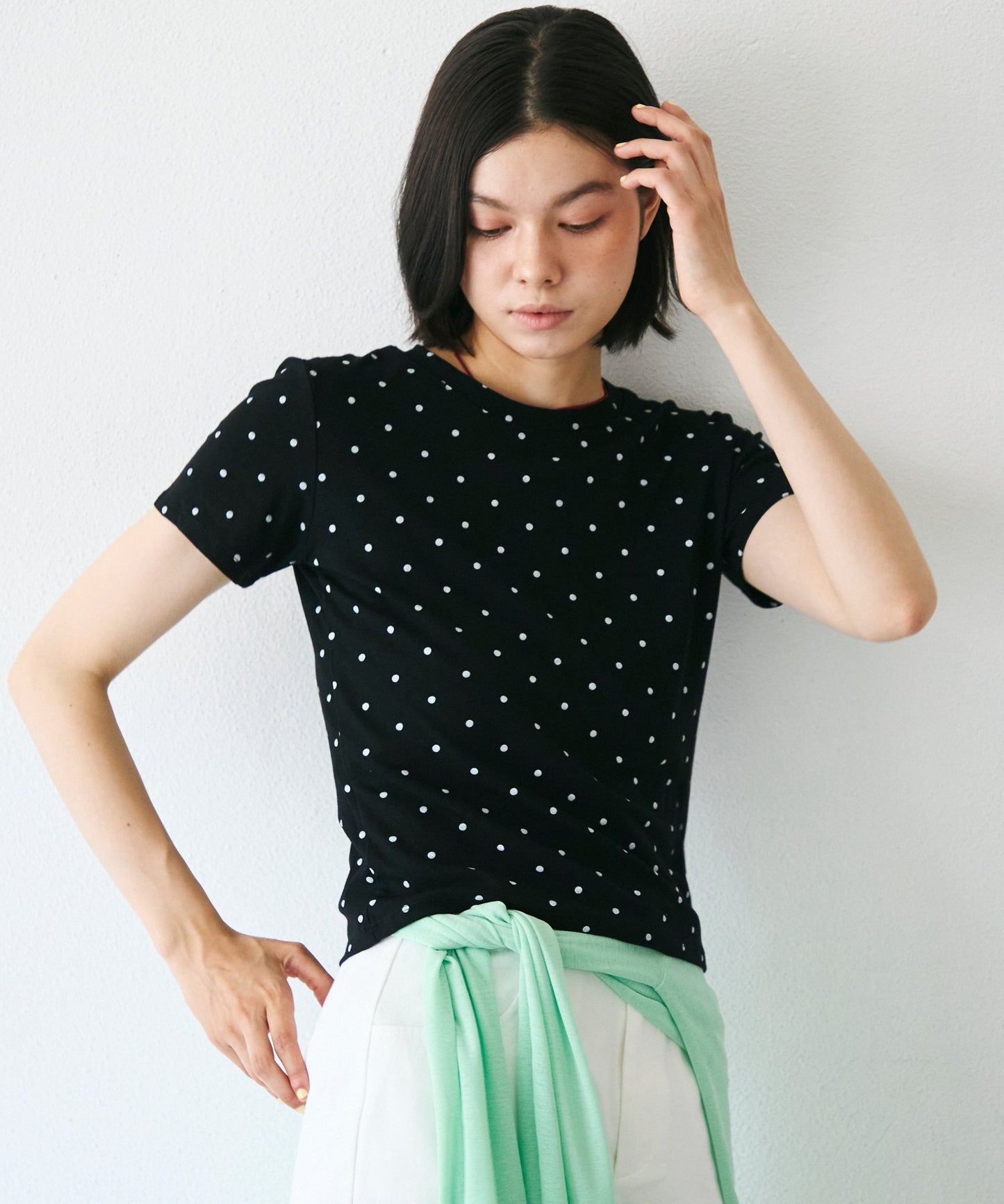ドットラウンドTシャツ