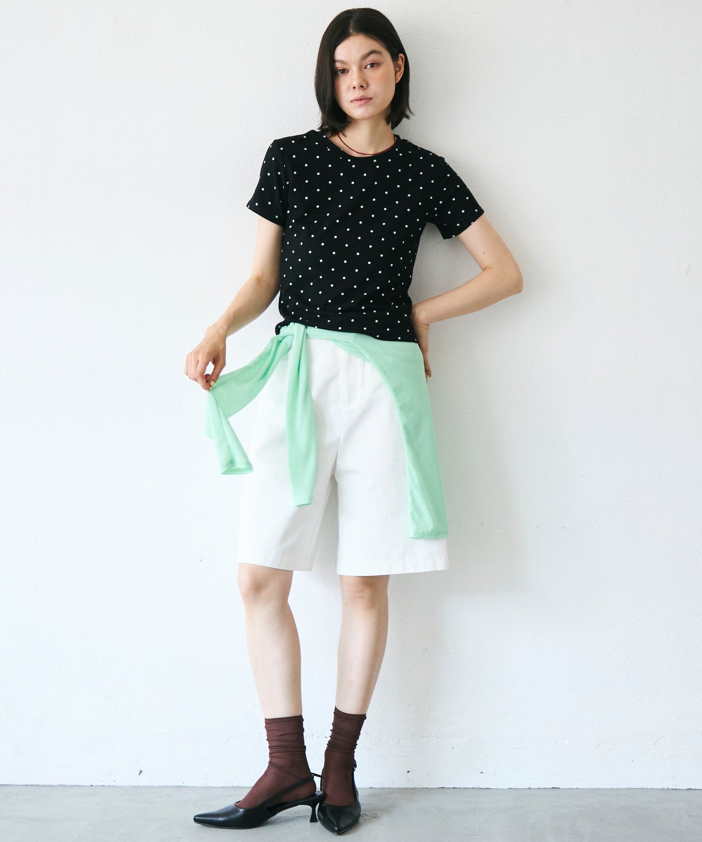 ドットラウンドTシャツ