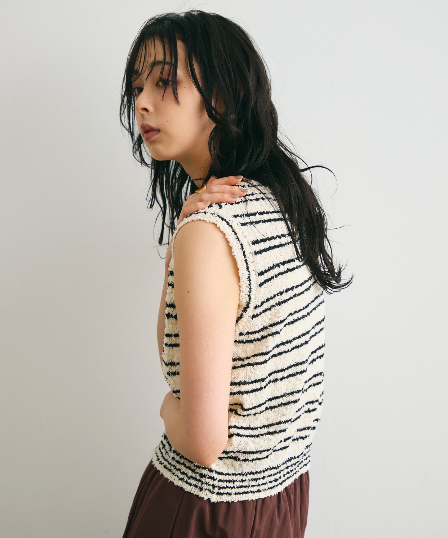 ボーダーノースリニット