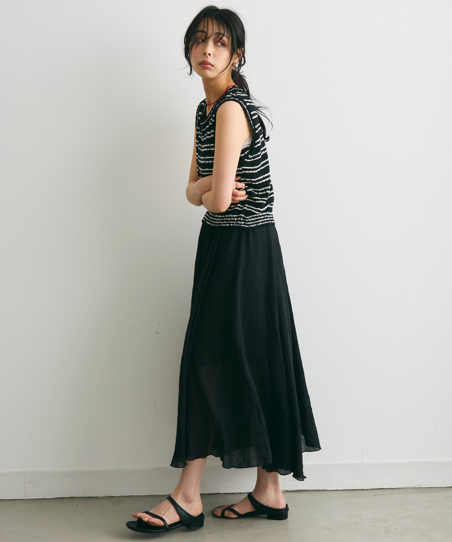 ボーダーノースリニット