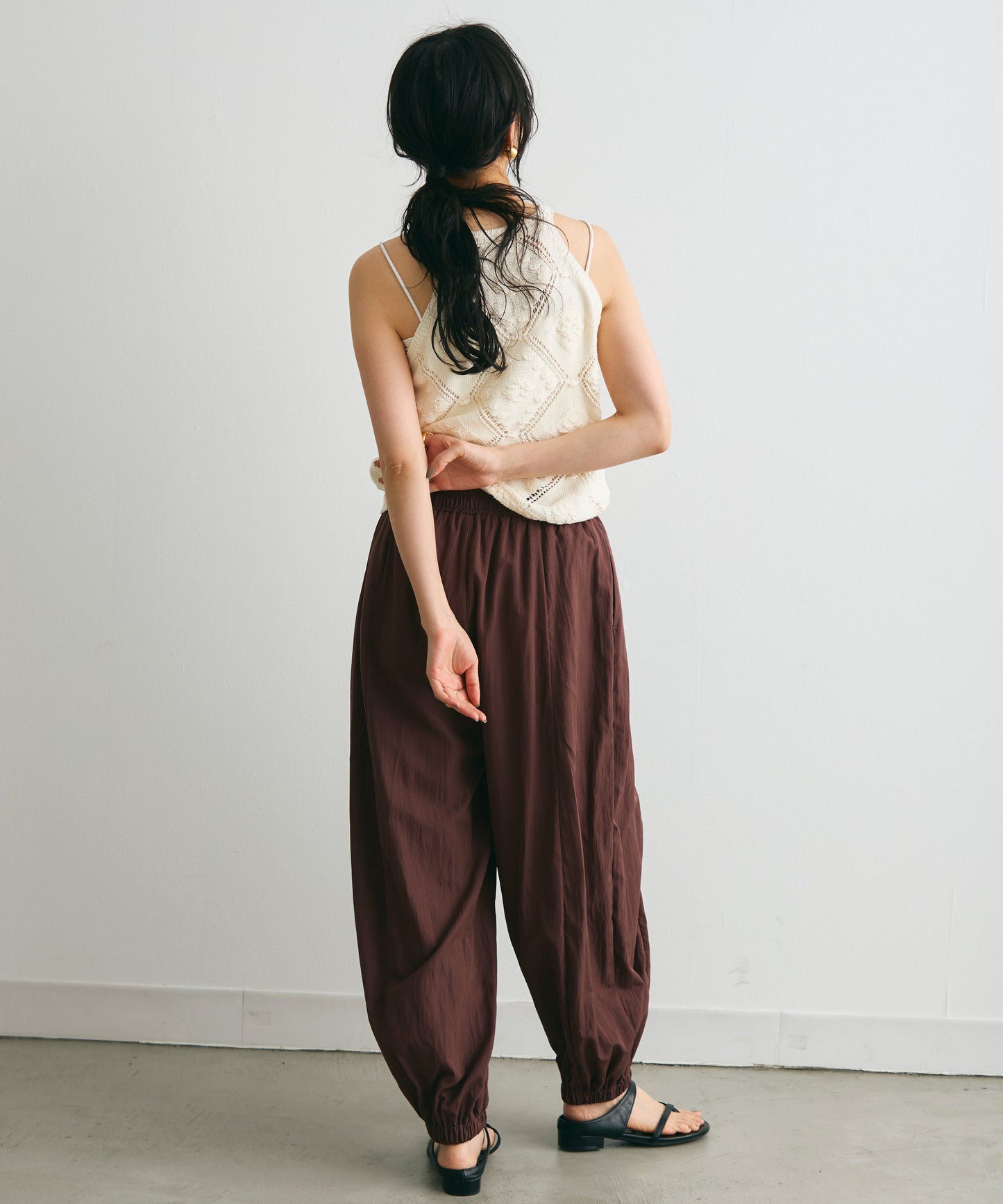 アメリカンスリーブジャガードニット