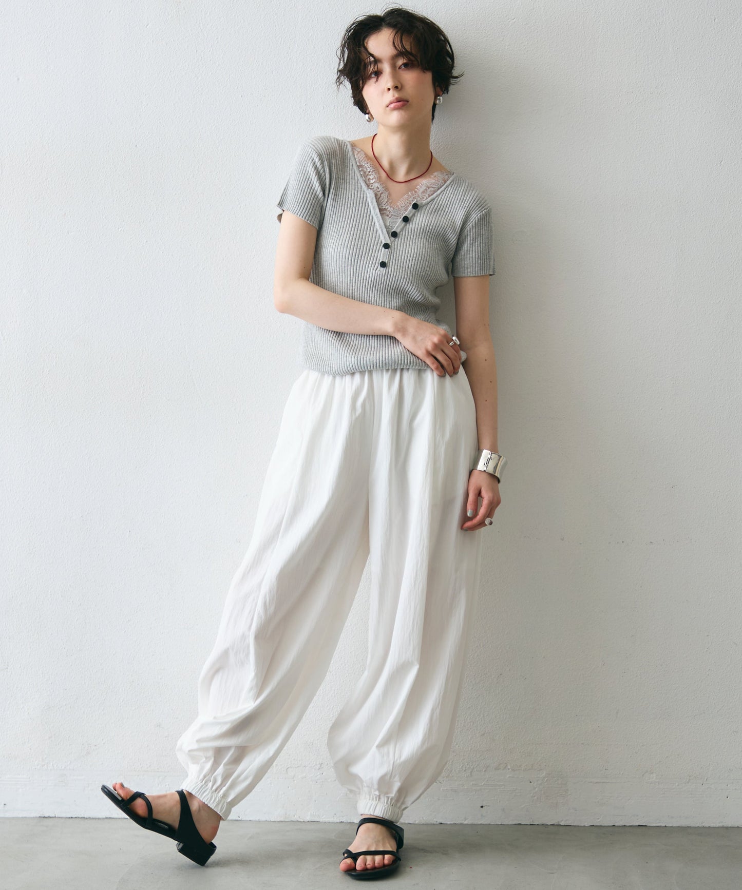 TNワッシャーバルーンロングパンツ