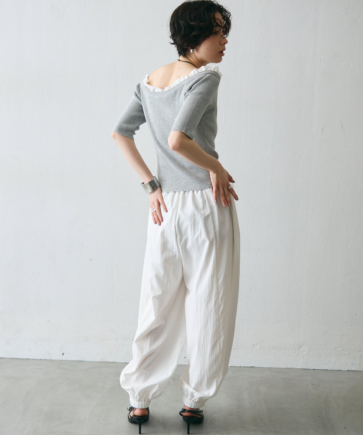 TNワッシャーバルーンロングパンツ