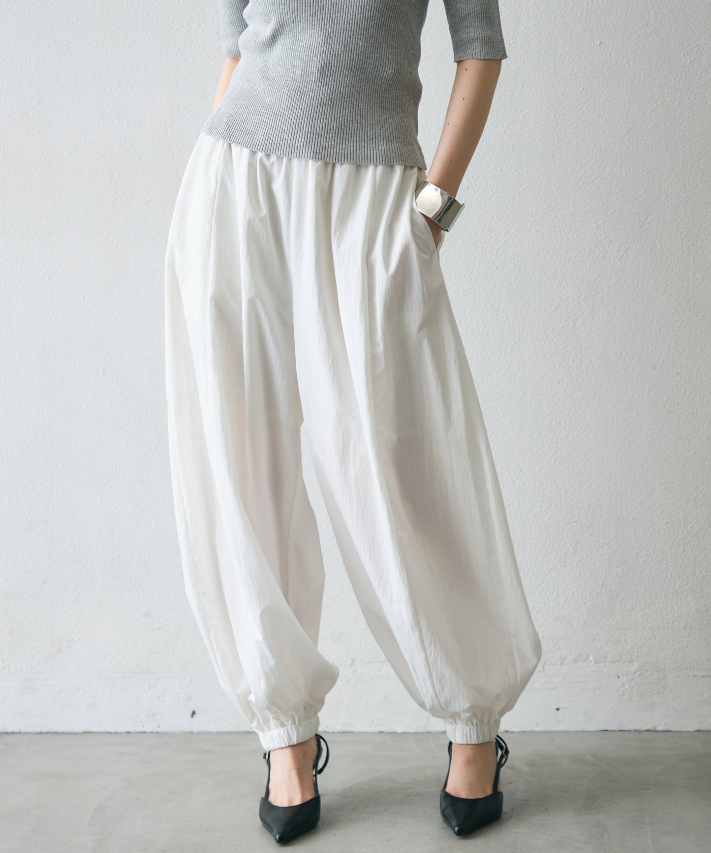 TNワッシャーバルーンロングパンツ