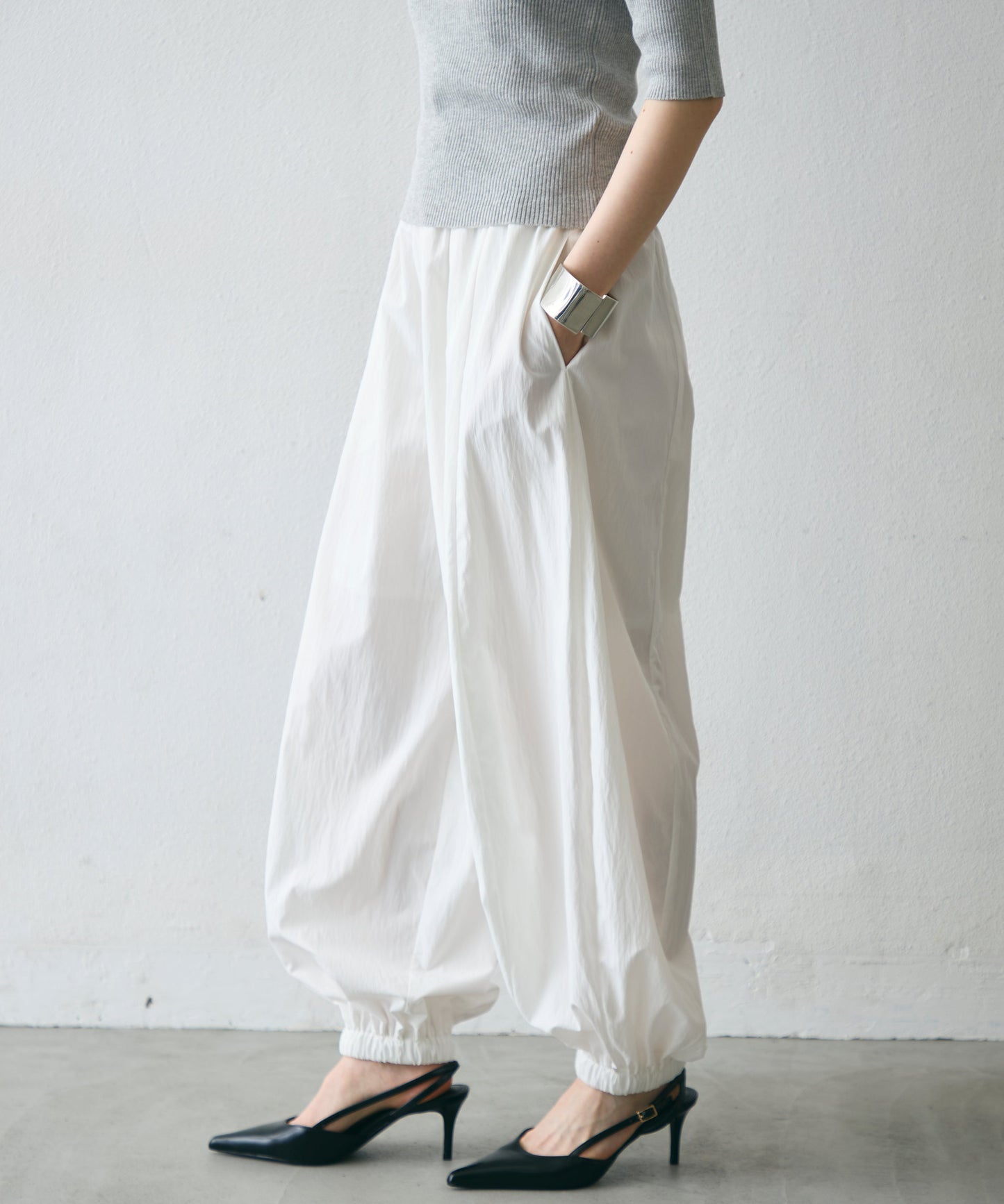 TNワッシャーバルーンロングパンツ
