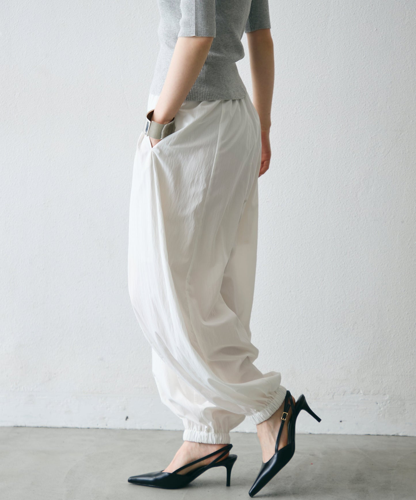 TNワッシャーバルーンロングパンツ