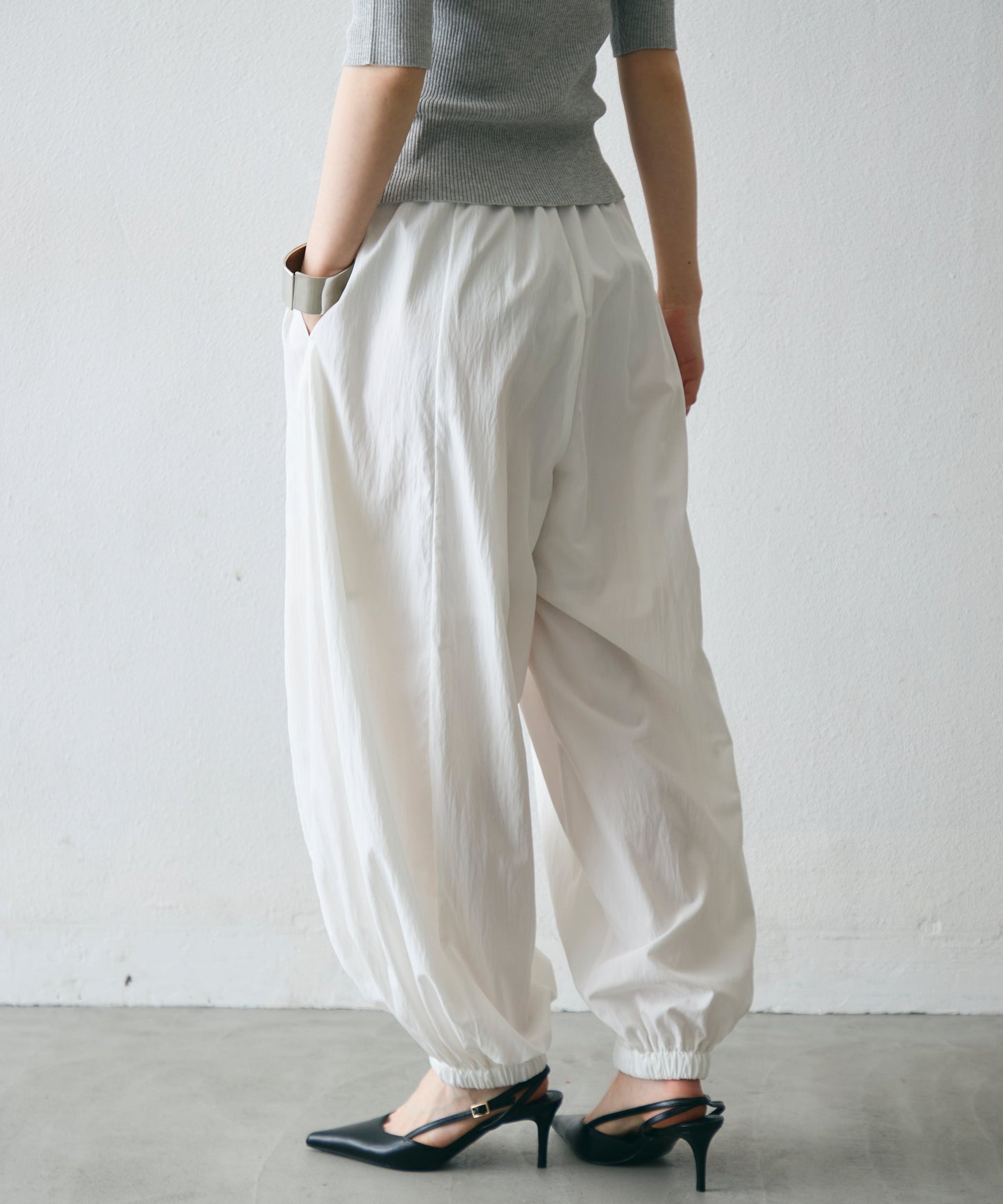 TNワッシャーバルーンロングパンツ