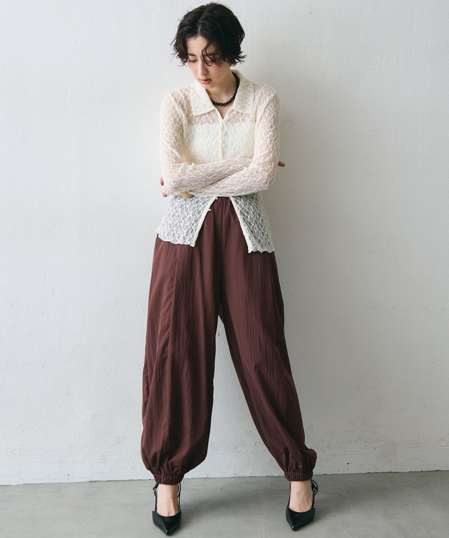 TNワッシャーバルーンロングパンツ