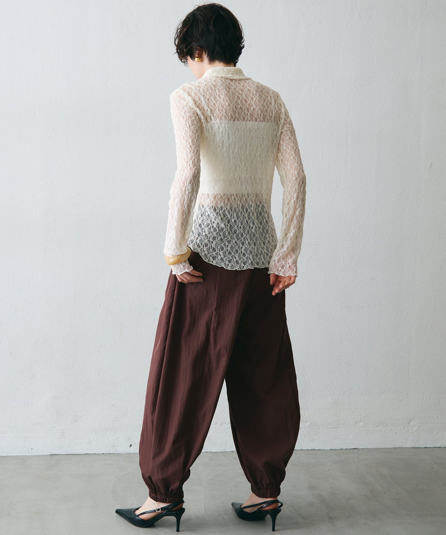 TNワッシャーバルーンロングパンツ