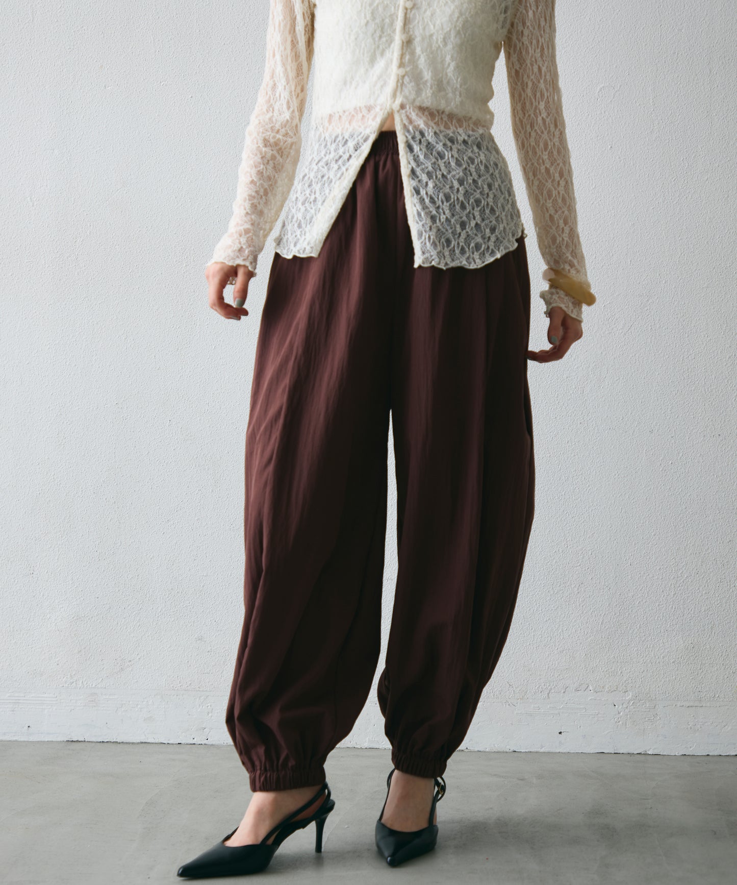 TNワッシャーバルーンロングパンツ