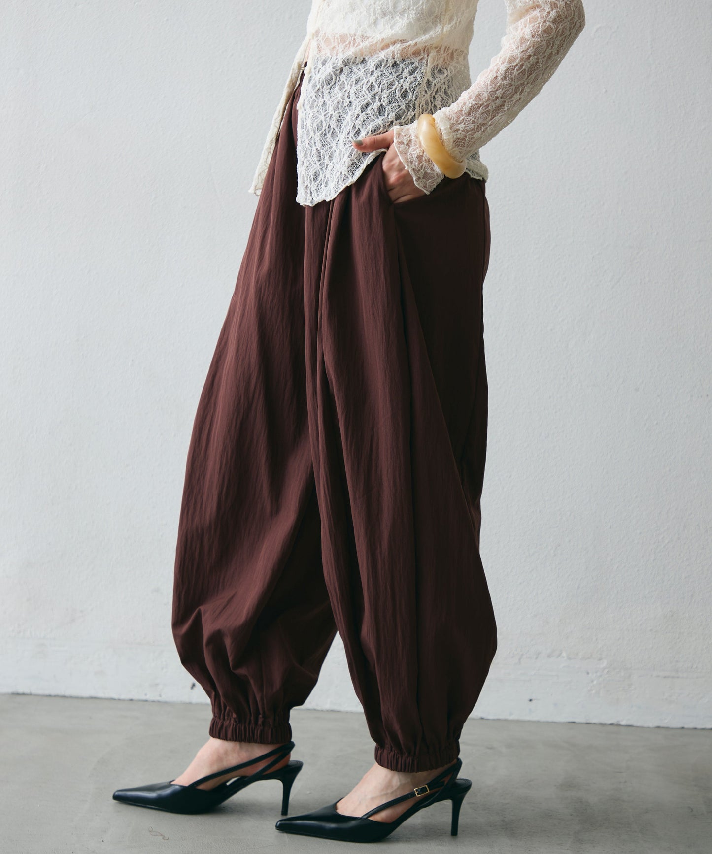 TNワッシャーバルーンロングパンツ