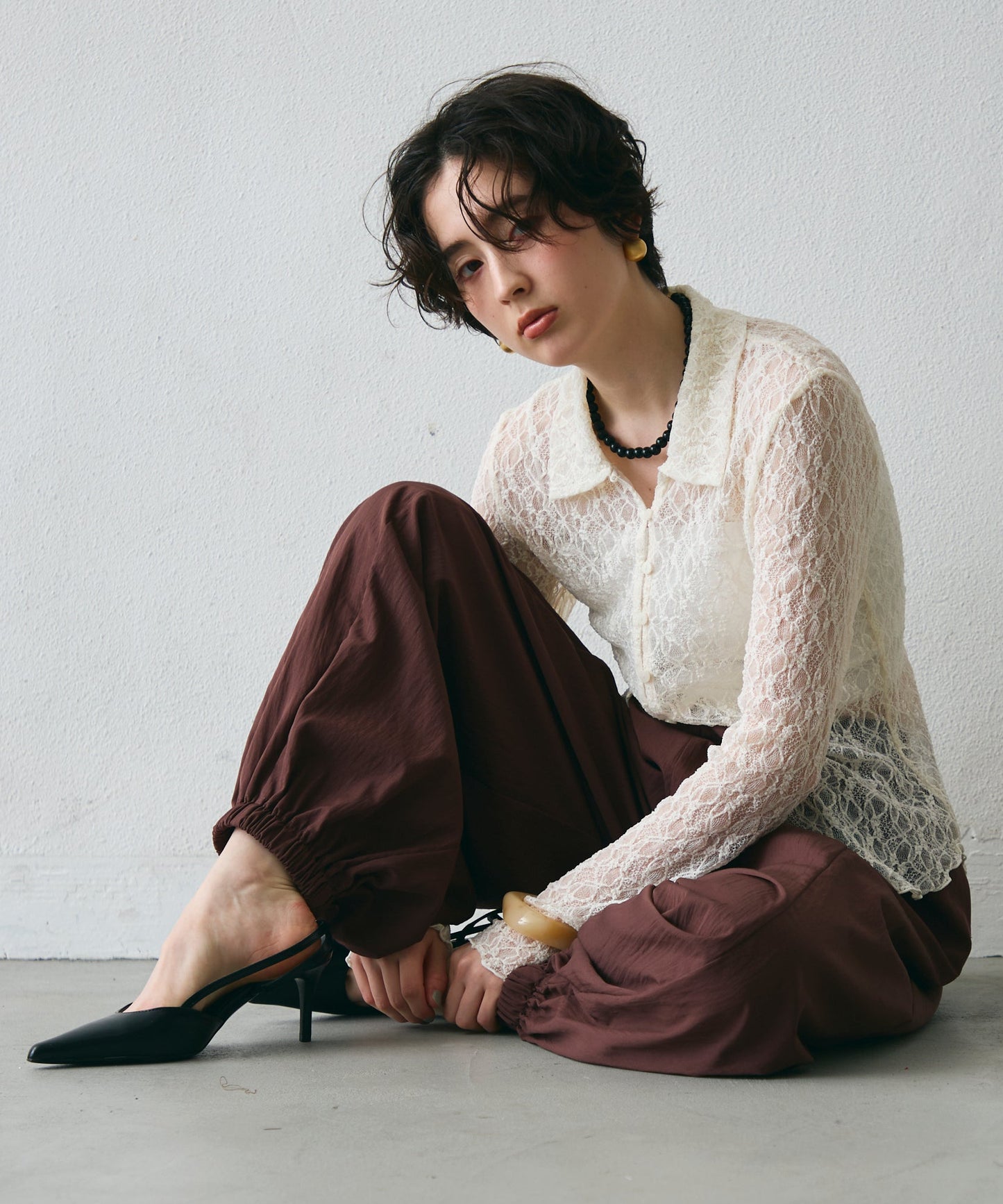 TNワッシャーバルーンロングパンツ