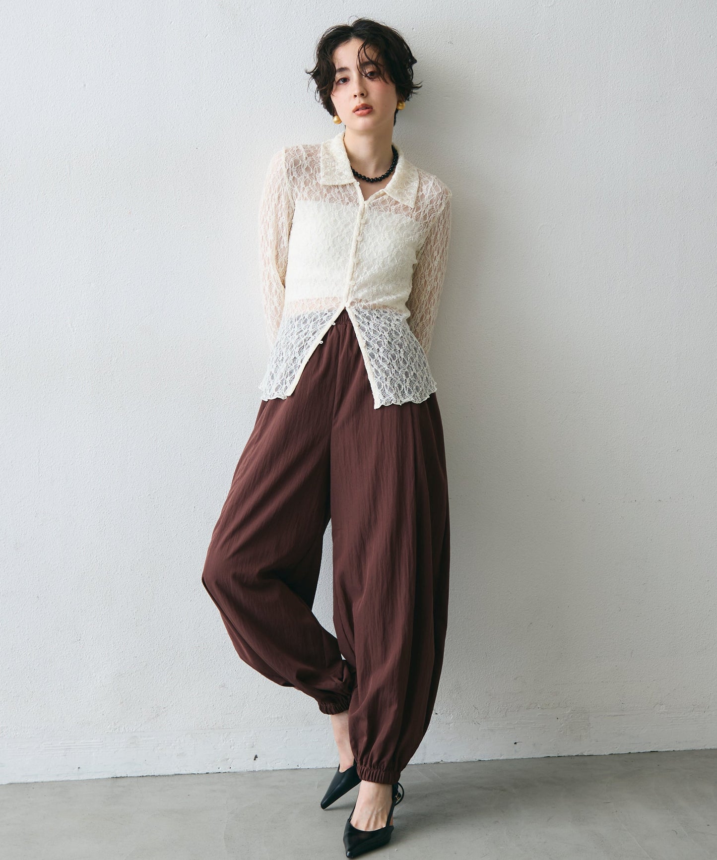 TNワッシャーバルーンロングパンツ