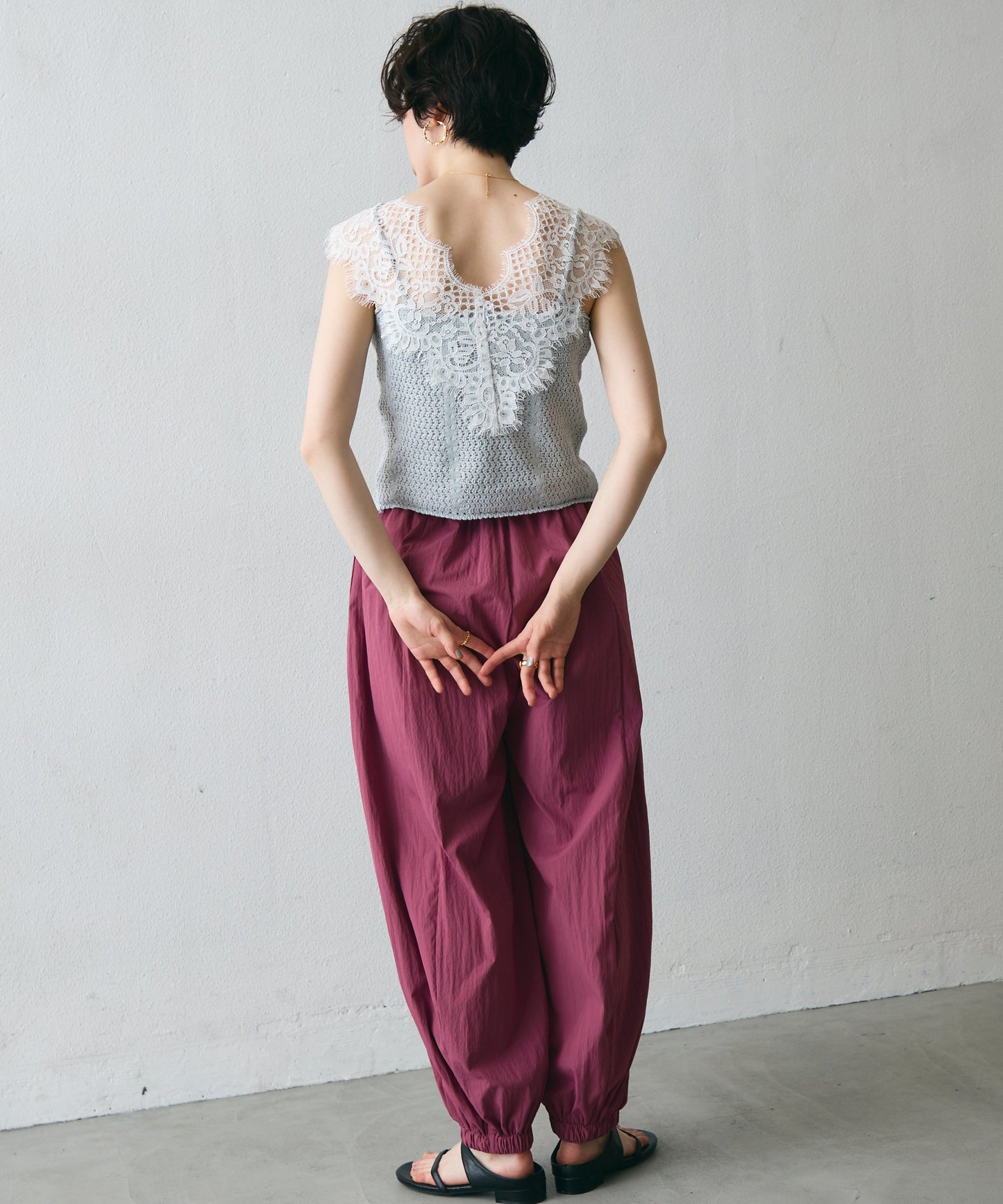 TNワッシャーバルーンロングパンツ