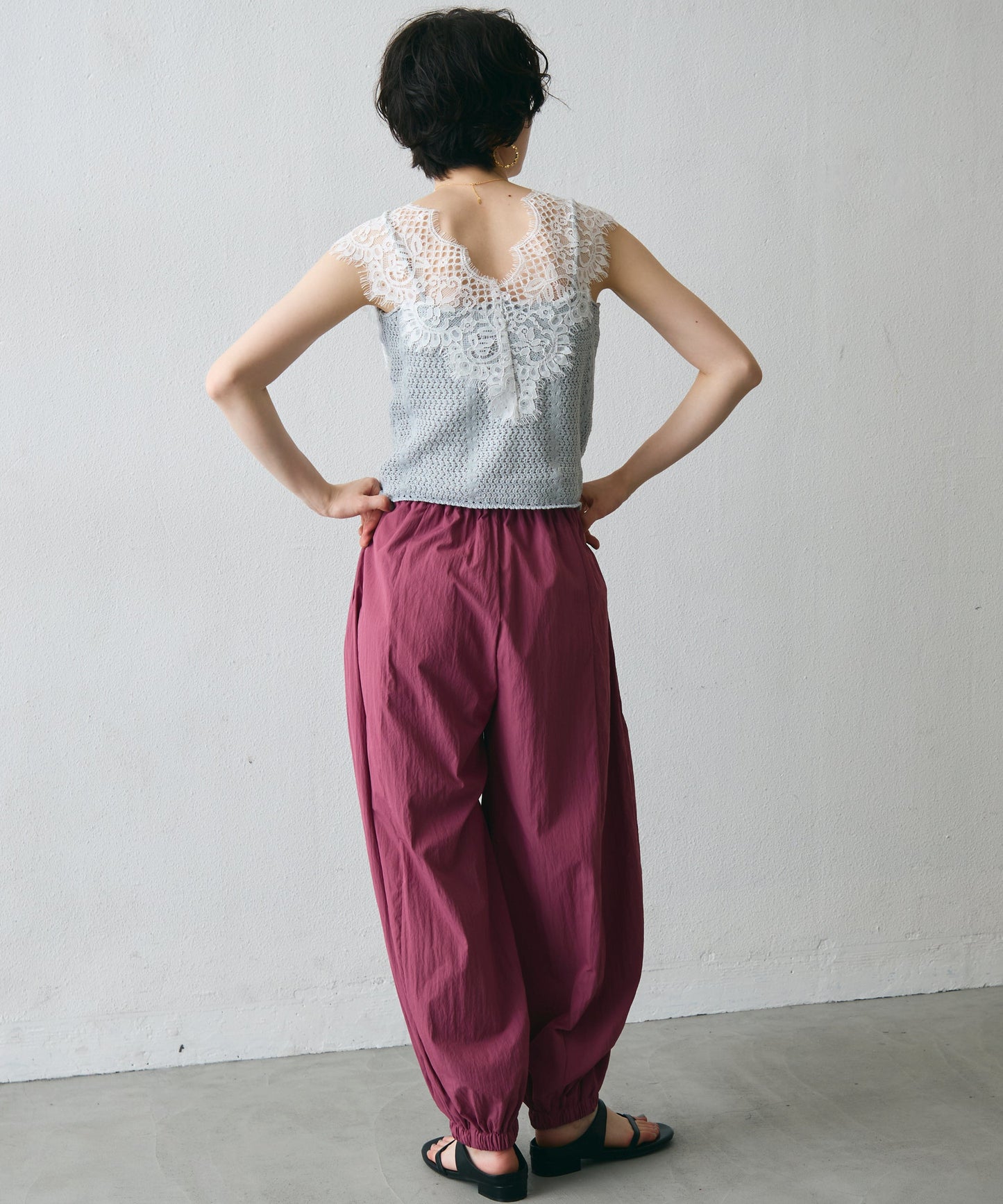 TNワッシャーバルーンロングパンツ