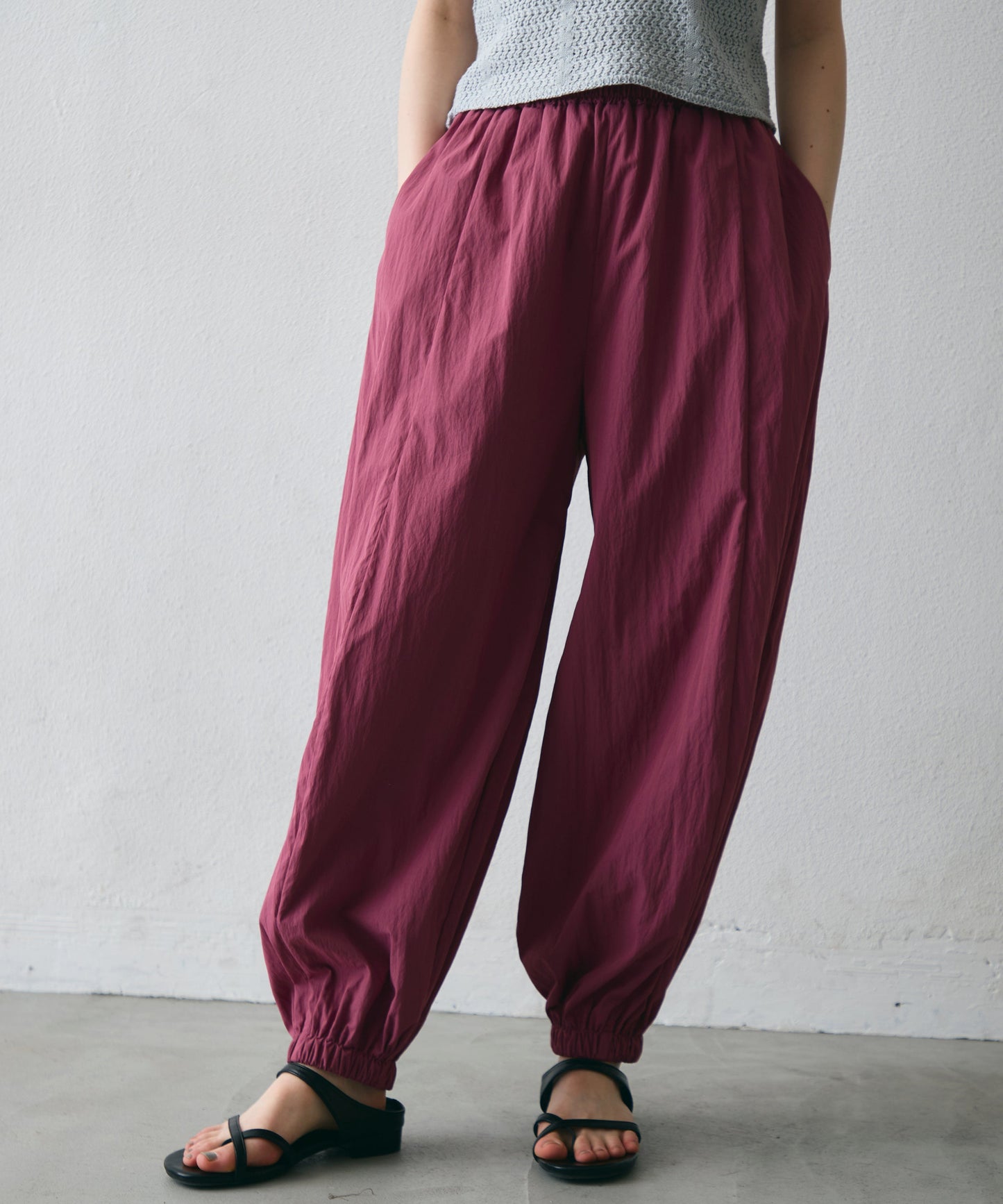 TNワッシャーバルーンロングパンツ