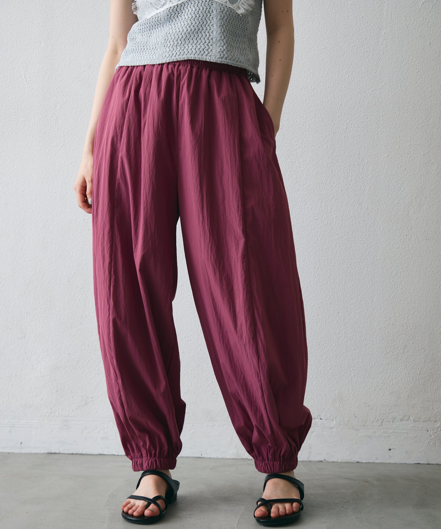 TNワッシャーバルーンロングパンツ