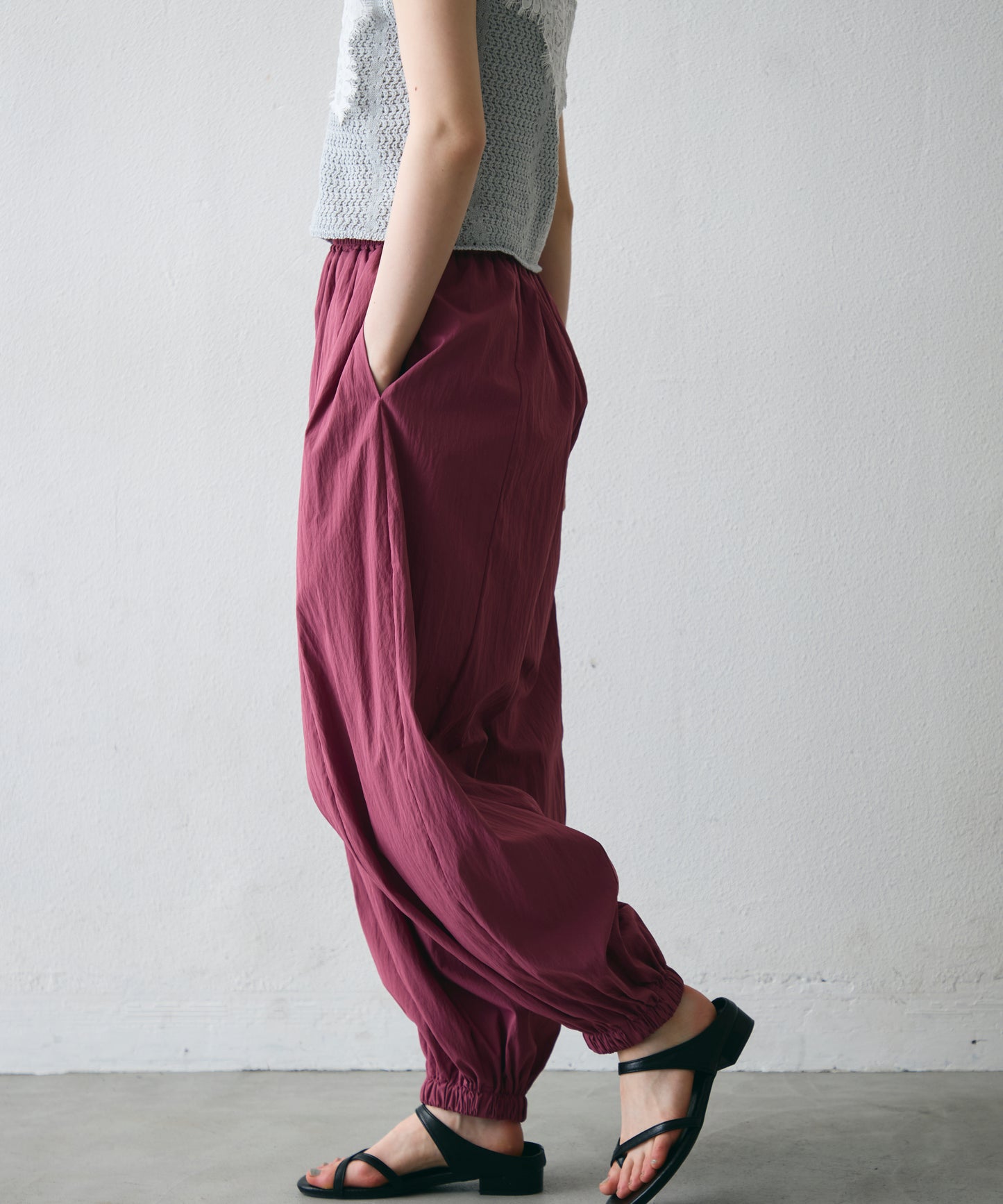 TNワッシャーバルーンロングパンツ