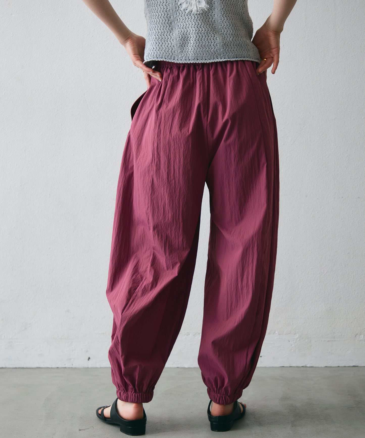 TNワッシャーバルーンロングパンツ