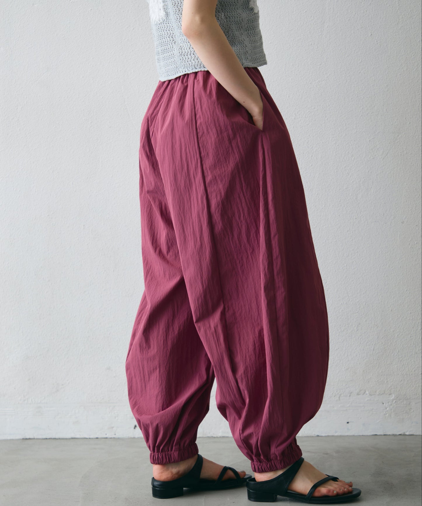 TNワッシャーバルーンロングパンツ