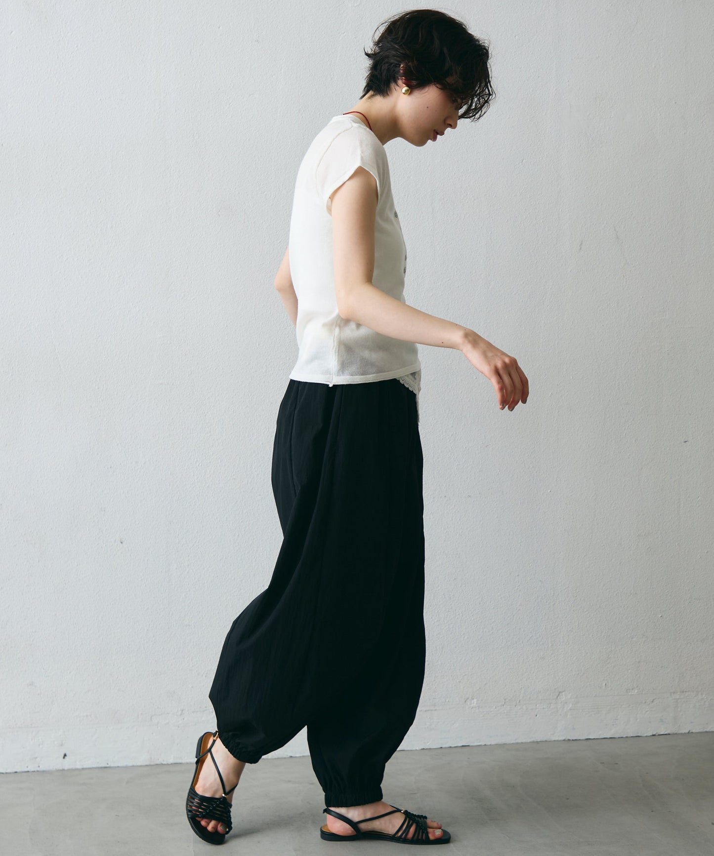 TNワッシャーバルーンロングパンツ