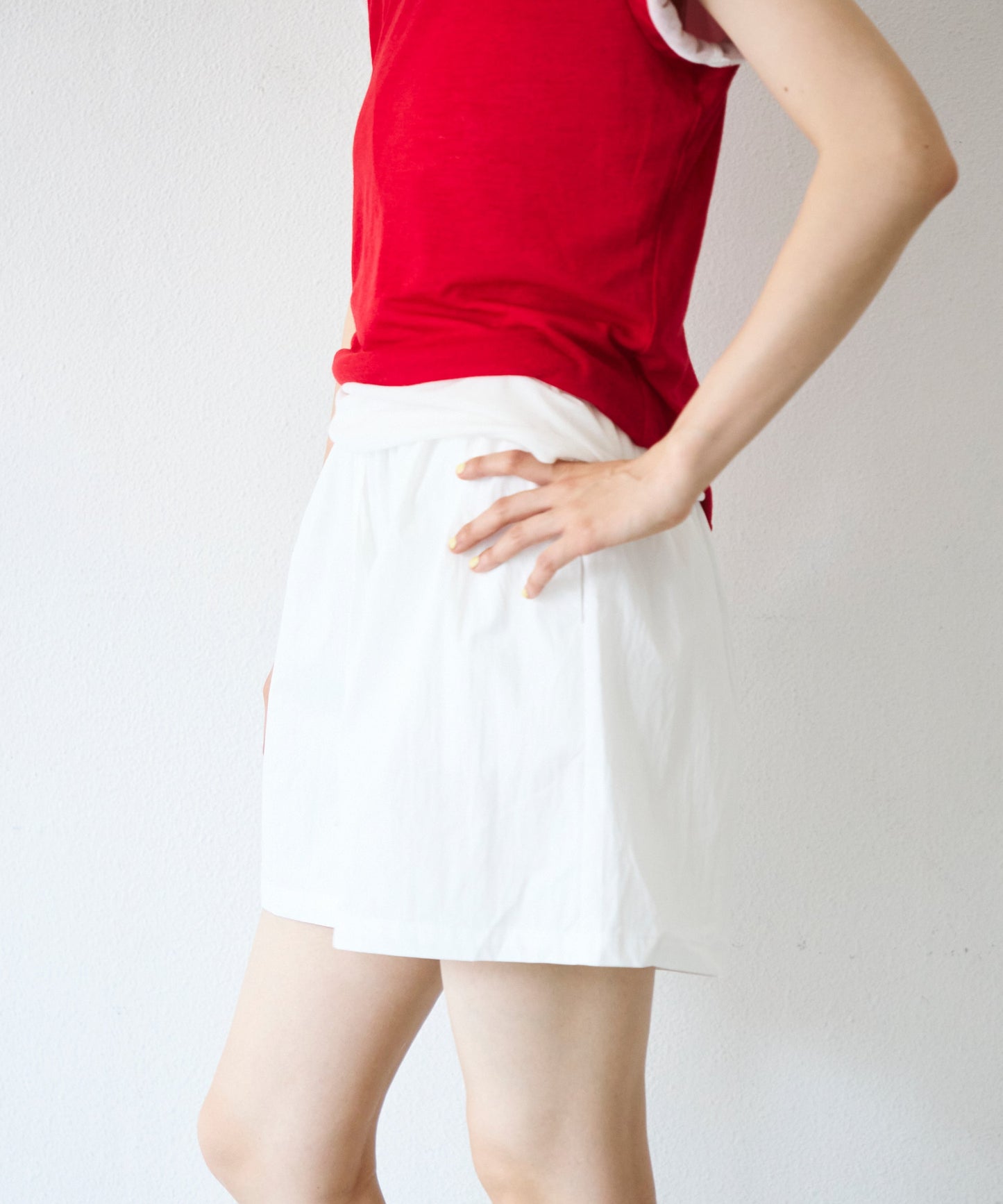ギャザーイージーハーフパンツ