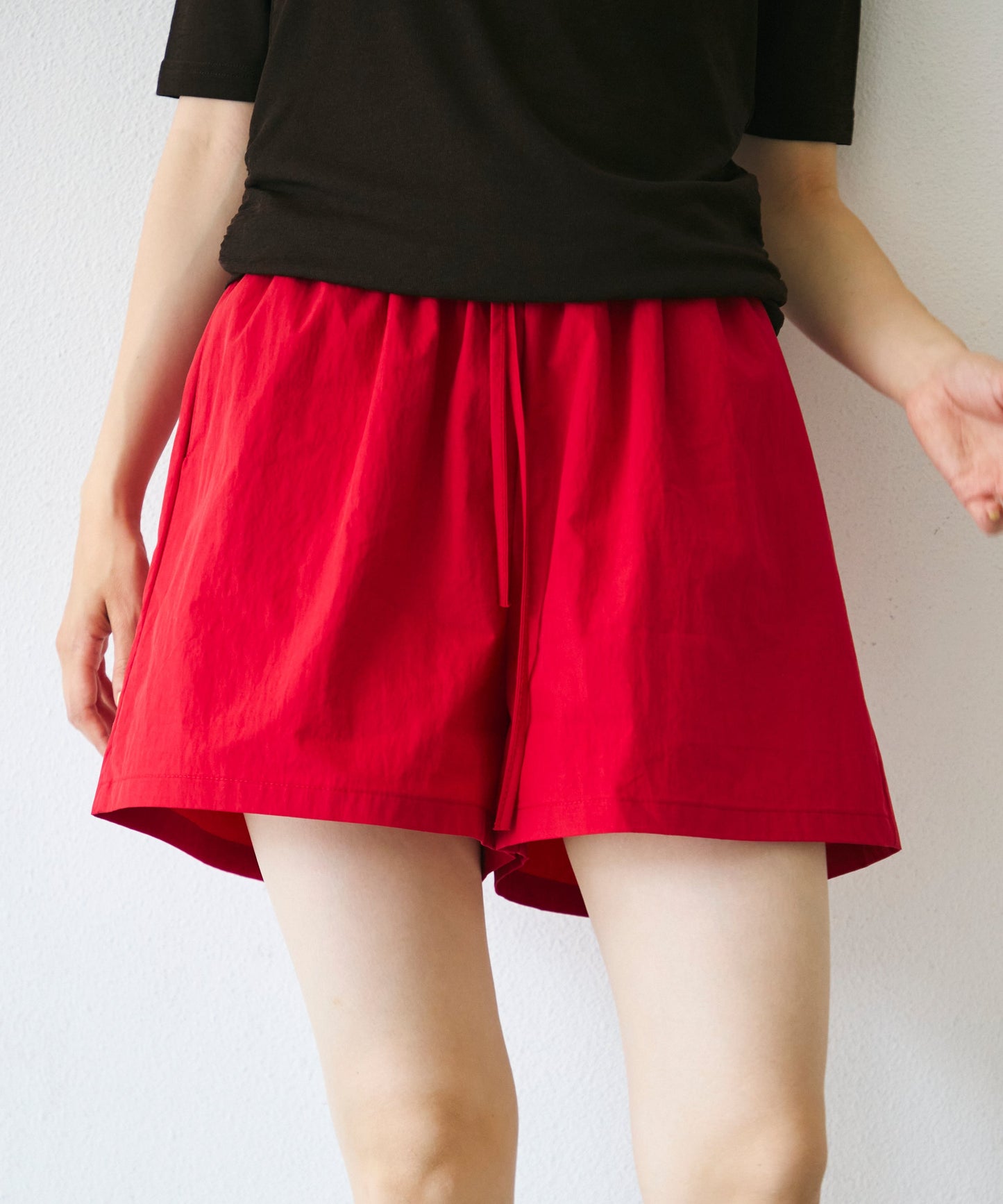 ギャザーイージーハーフパンツ