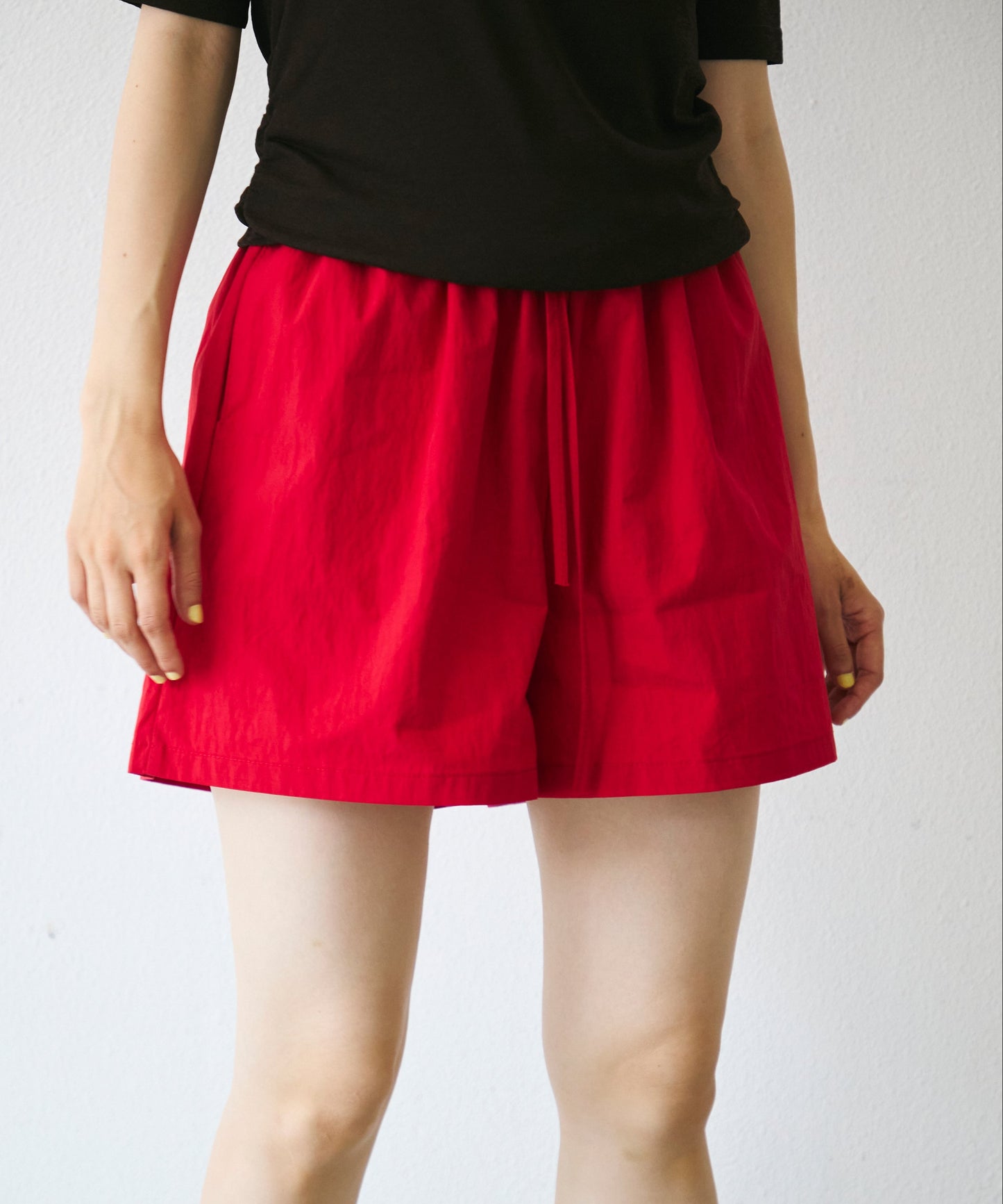 ギャザーイージーハーフパンツ