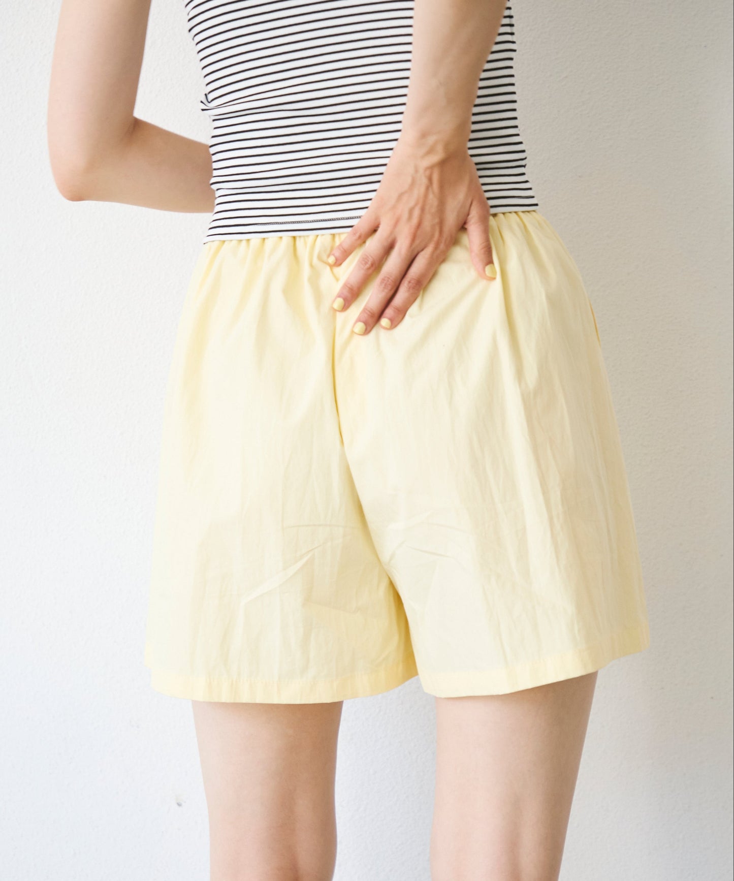 ギャザーイージーハーフパンツ