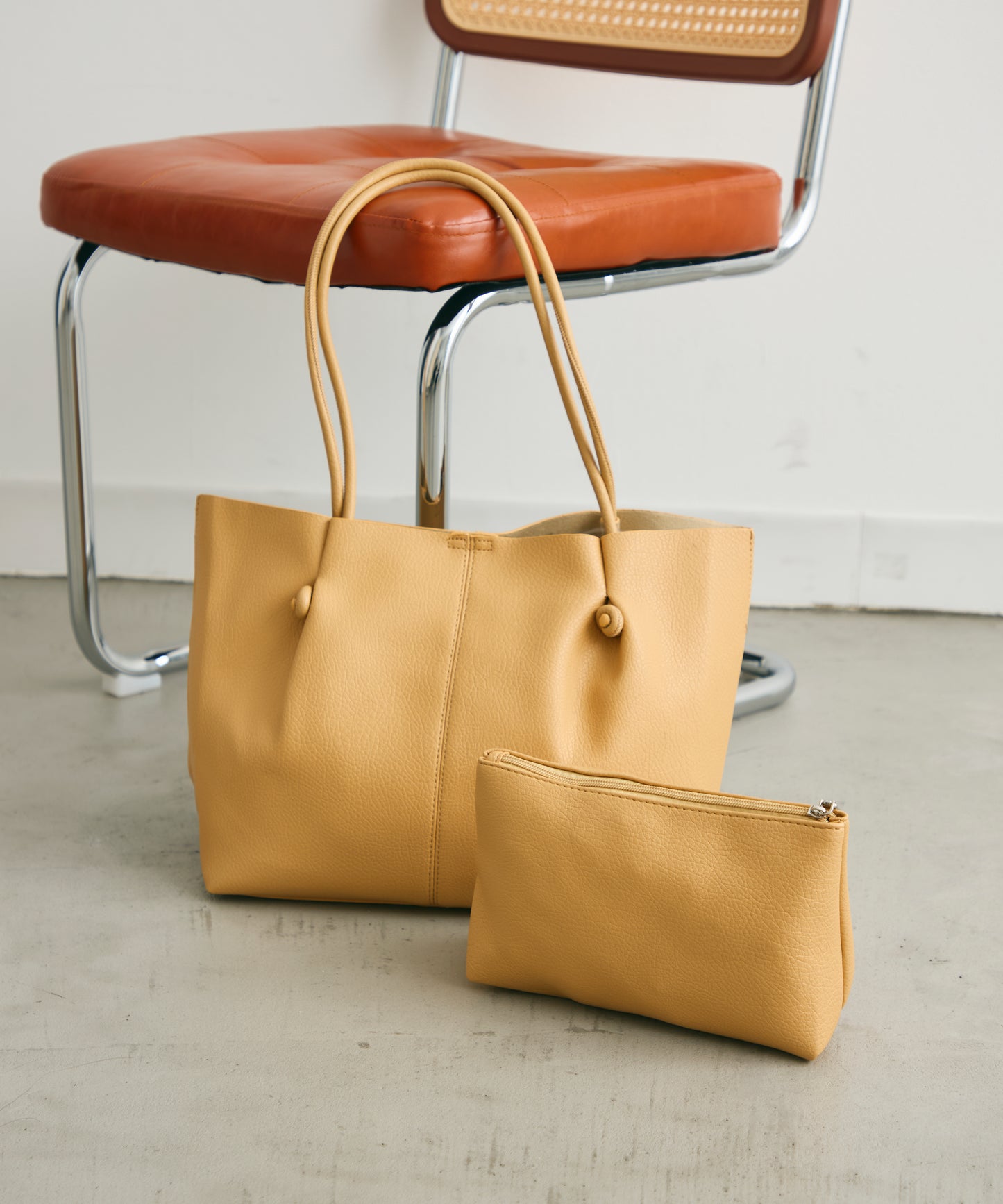 ノットストリングポーチ付きショルダーBAG