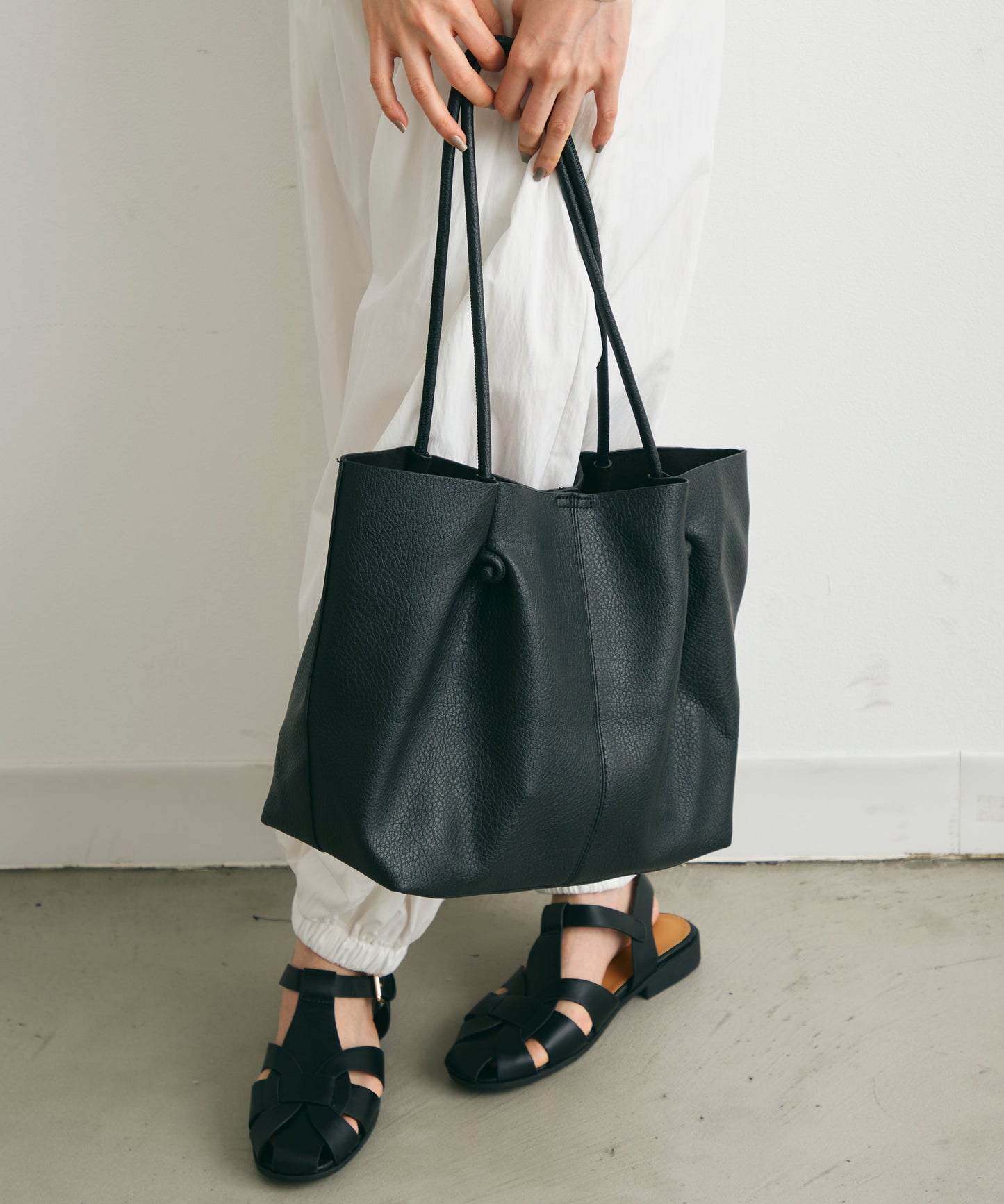 ノットストリングポーチ付きショルダーBAG