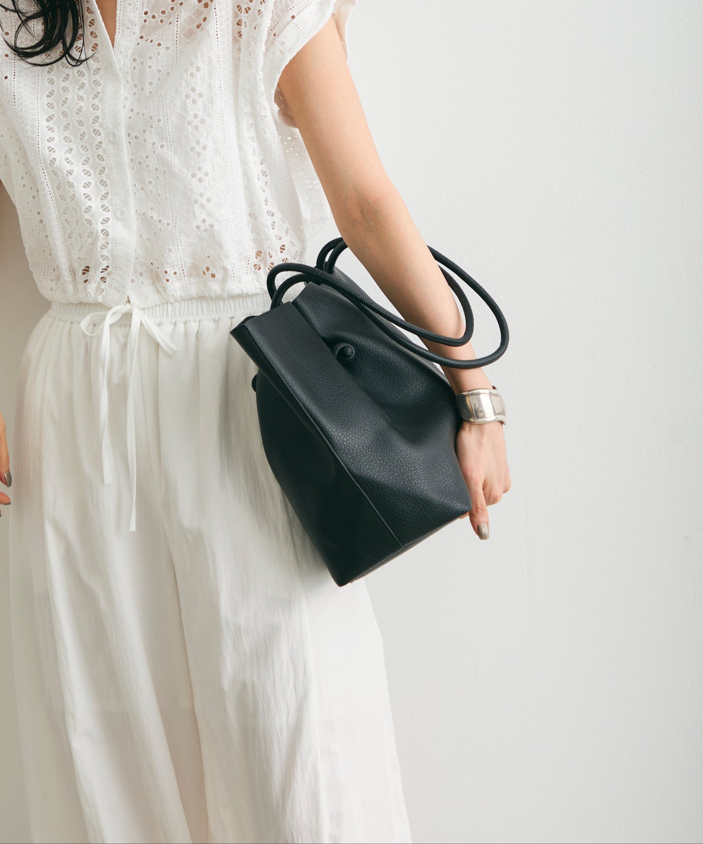 ノットストリングポーチ付きショルダーBAG