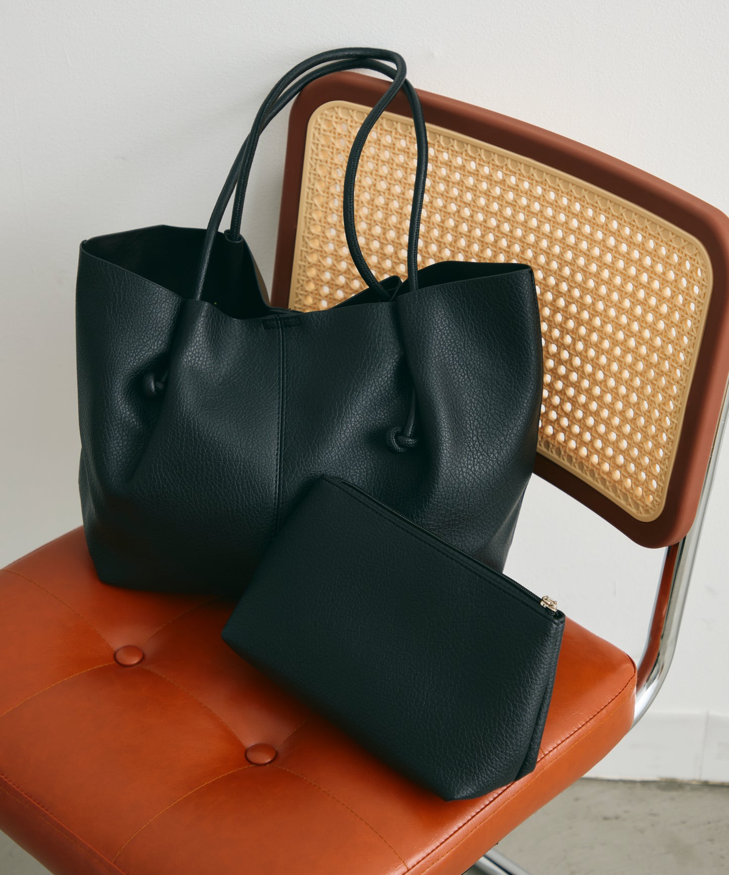 ノットストリングポーチ付きショルダーBAG