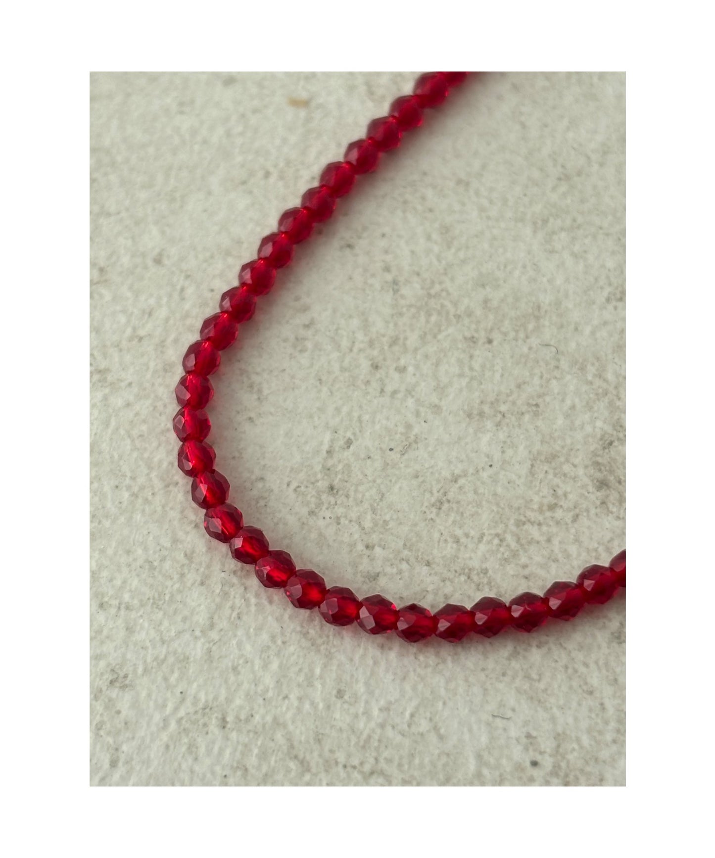 キラキラミニビーズネックレス