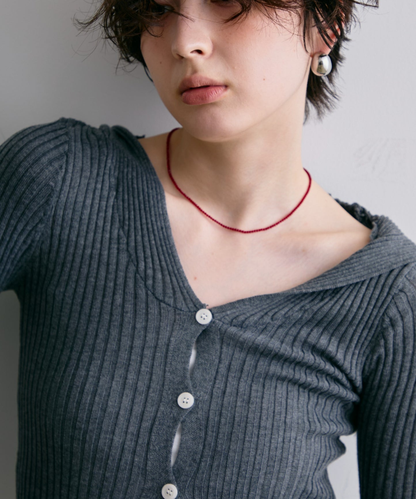 キラキラミニビーズネックレス