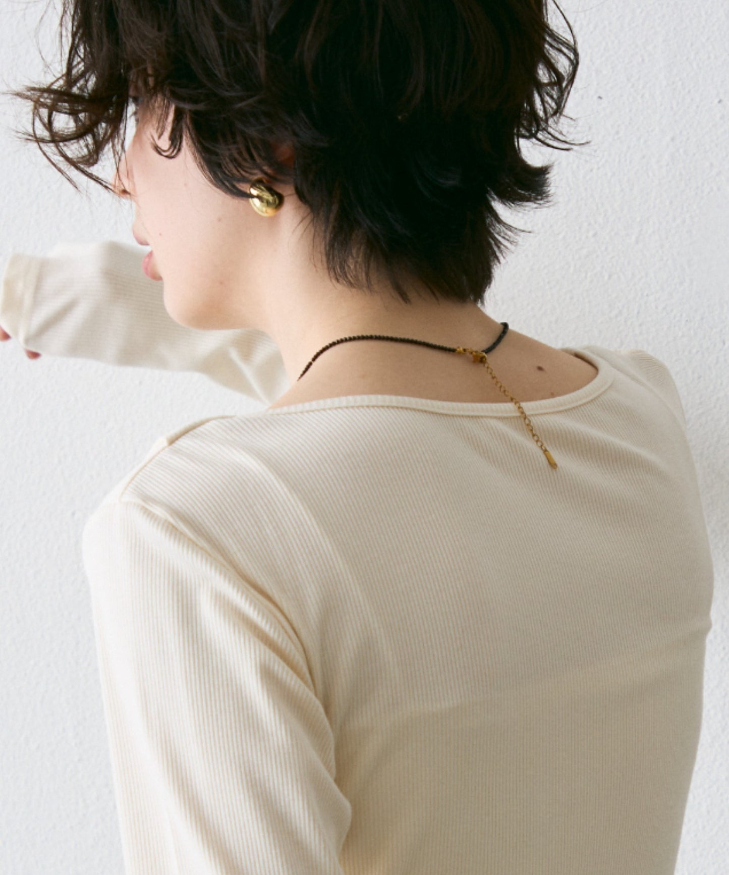 キラキラミニビーズネックレス