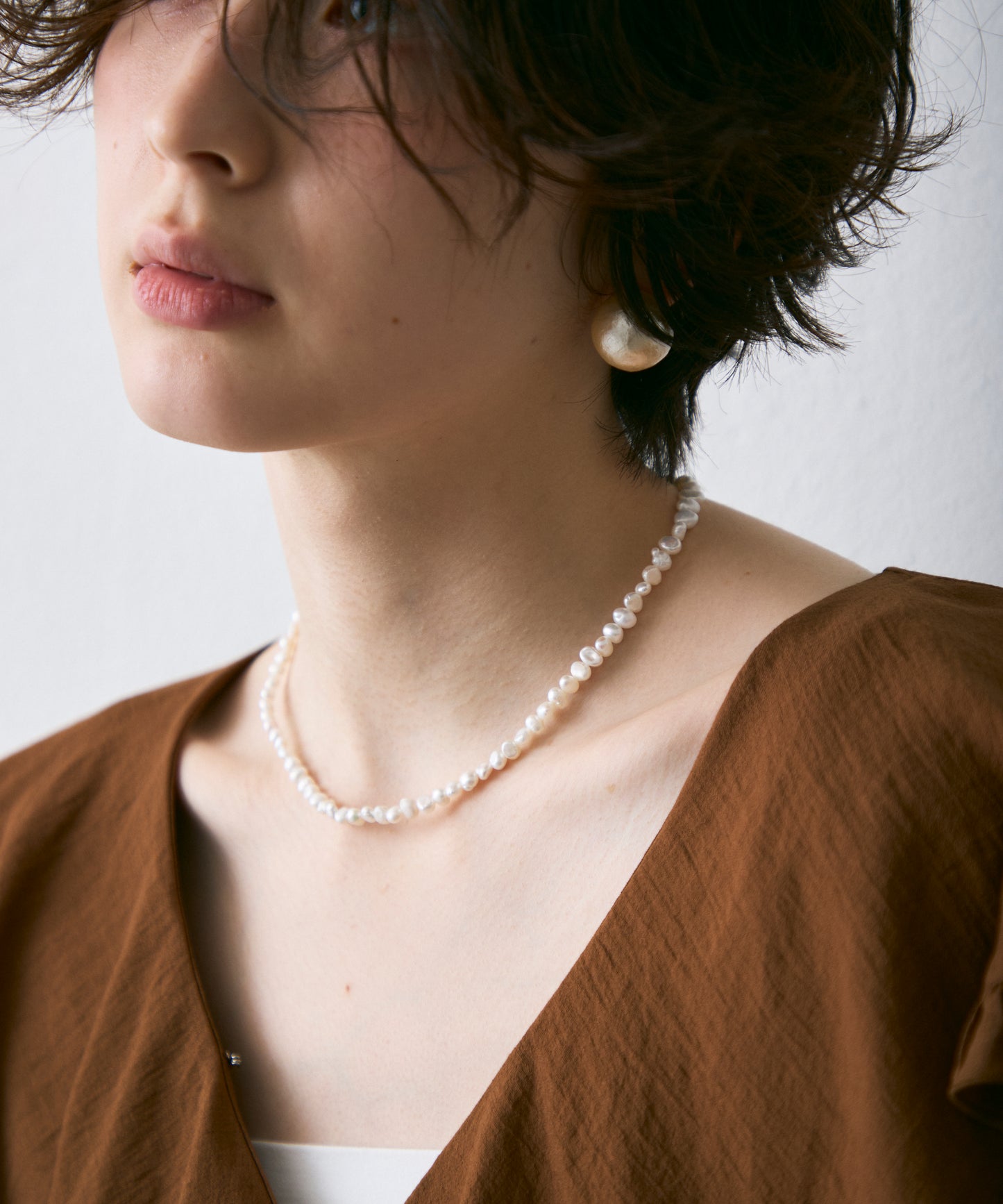 淡水パールネックレス