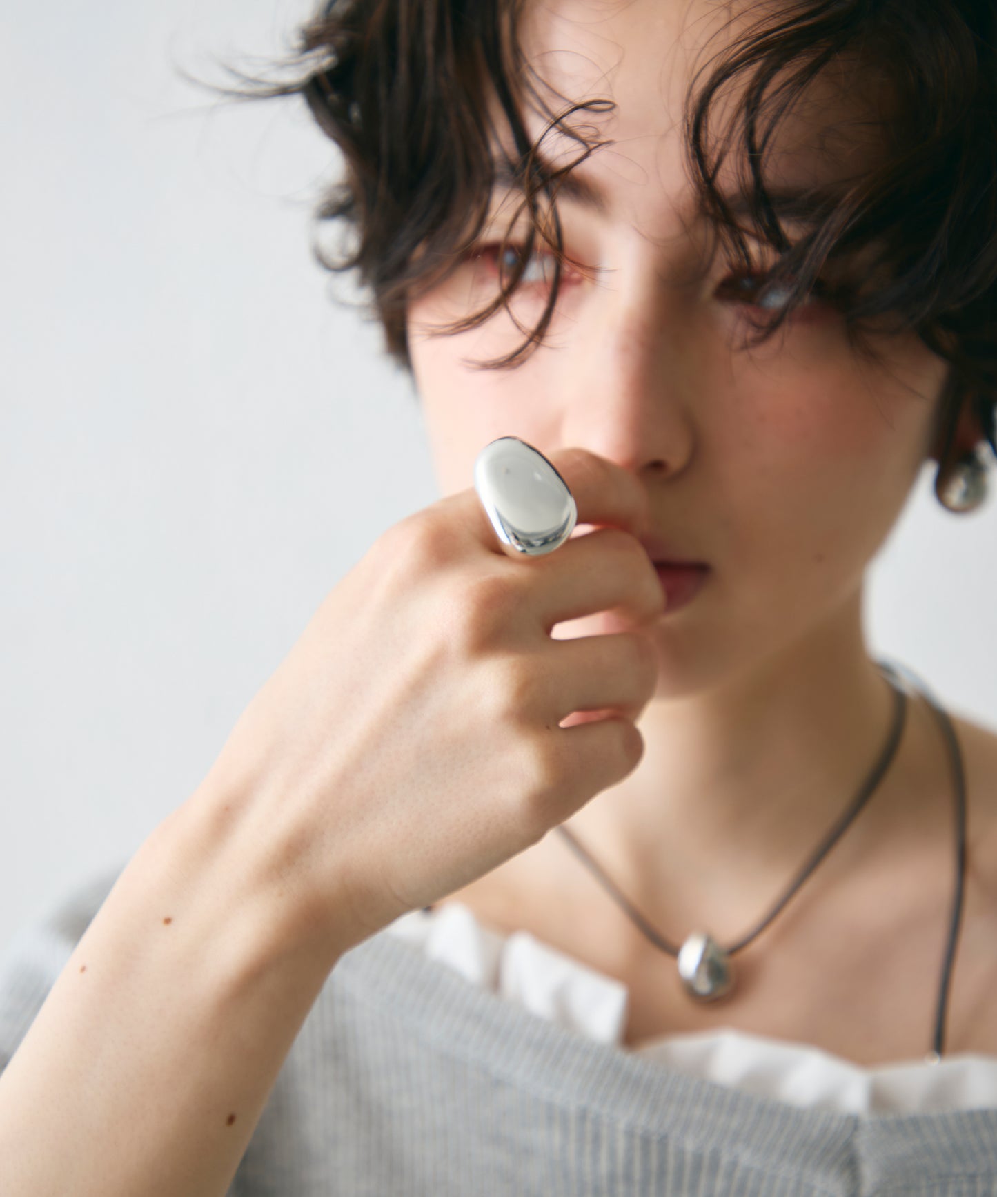 シルバードロップリング