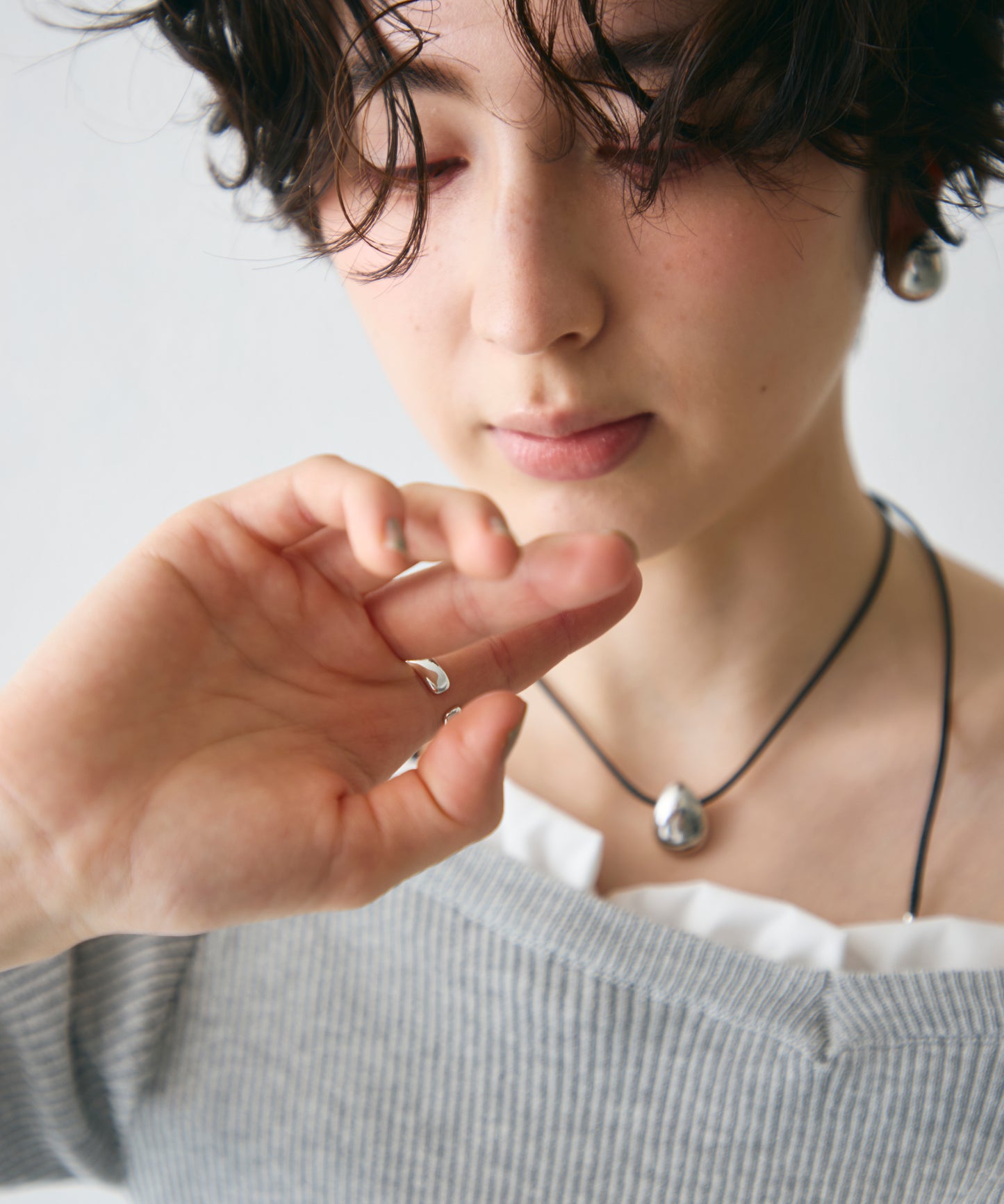 シルバードロップリング