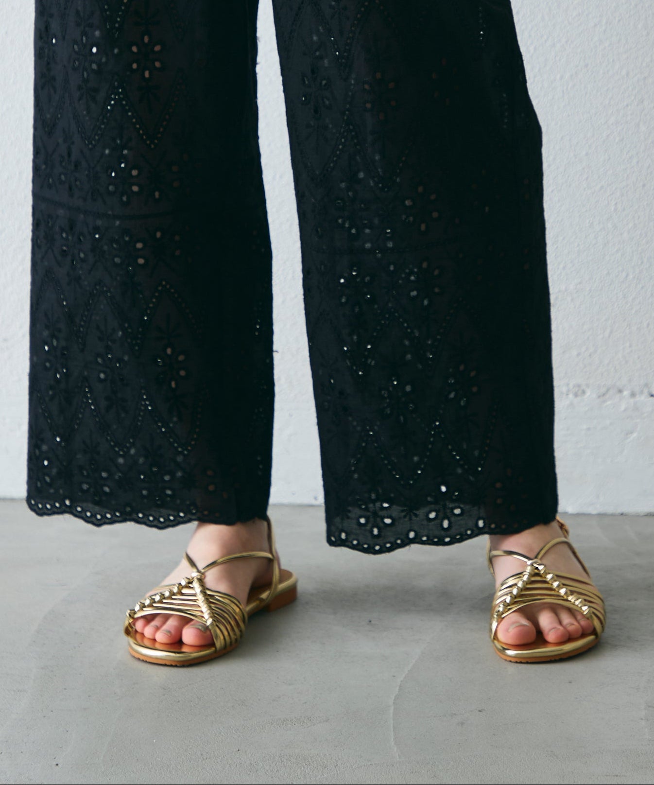 メッシュストラップサンダル